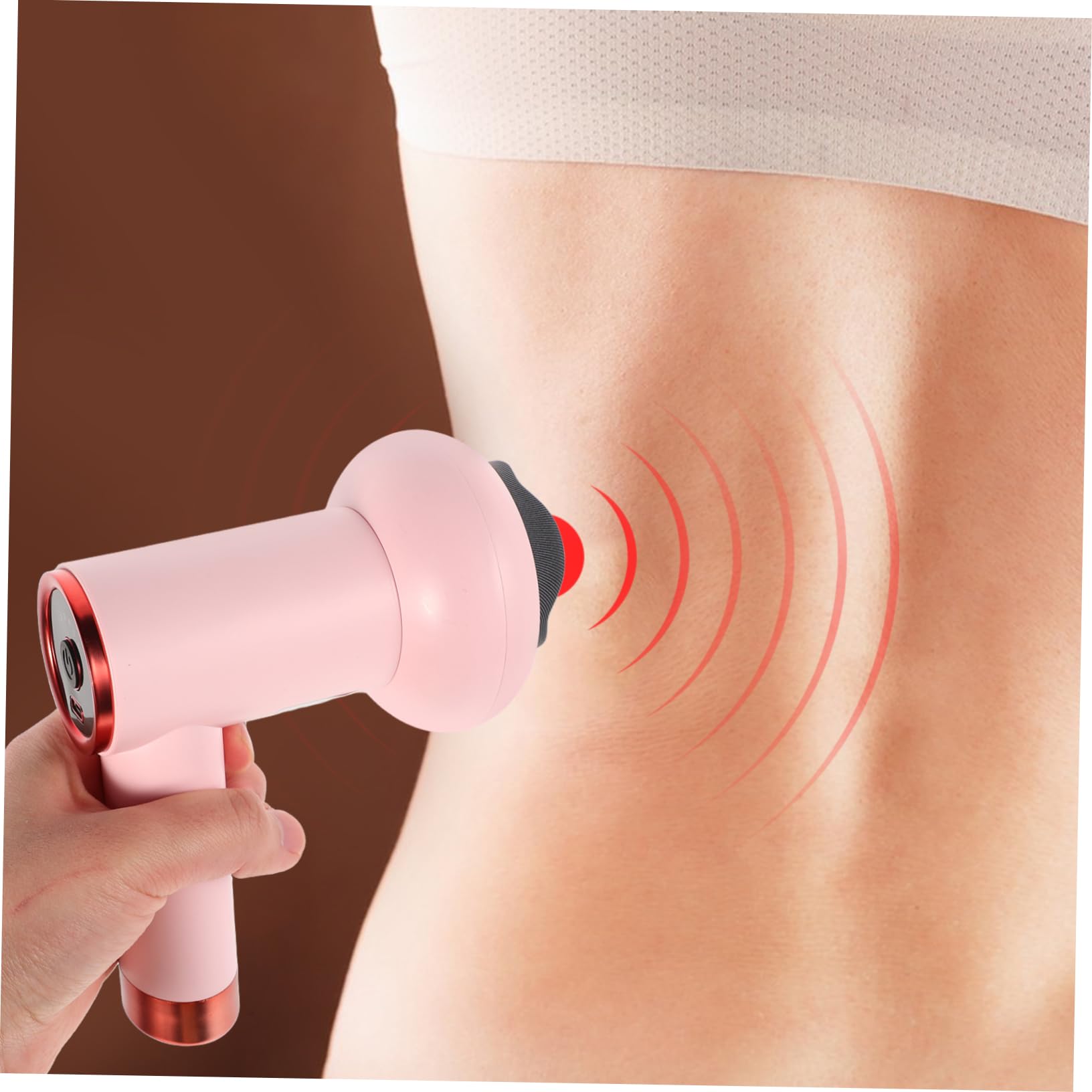 Healeved Massaggiatore Muscolare Portatile Manuale Per Schiena e Per Massaggio Anticellulite Viaggio Per Rilassamento Muscolare