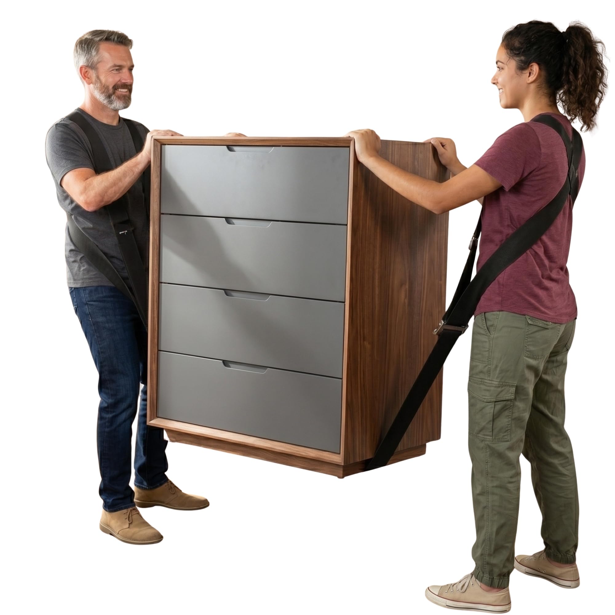 Harnais de déménagement Keypak Shoulder Dolly évite les blessures de dos pour porter 300 kg