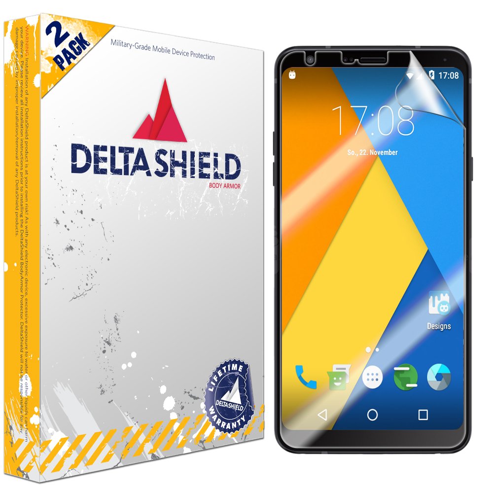 DeltaShield LG Stylo 4 Screen Protector (LG Q Stylus)[2-Pack], DeltaShield BodyArmor Full Coverage Screen Protector for LG Stylo 4 Military-Grade Clear HD Anti-Bubble Film