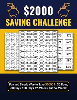 $2000 Saving Challenge: Simple and Easy Money Saving Challenge to $2000 Saving Challenge: Simple and Easy Money Saving Challenge to