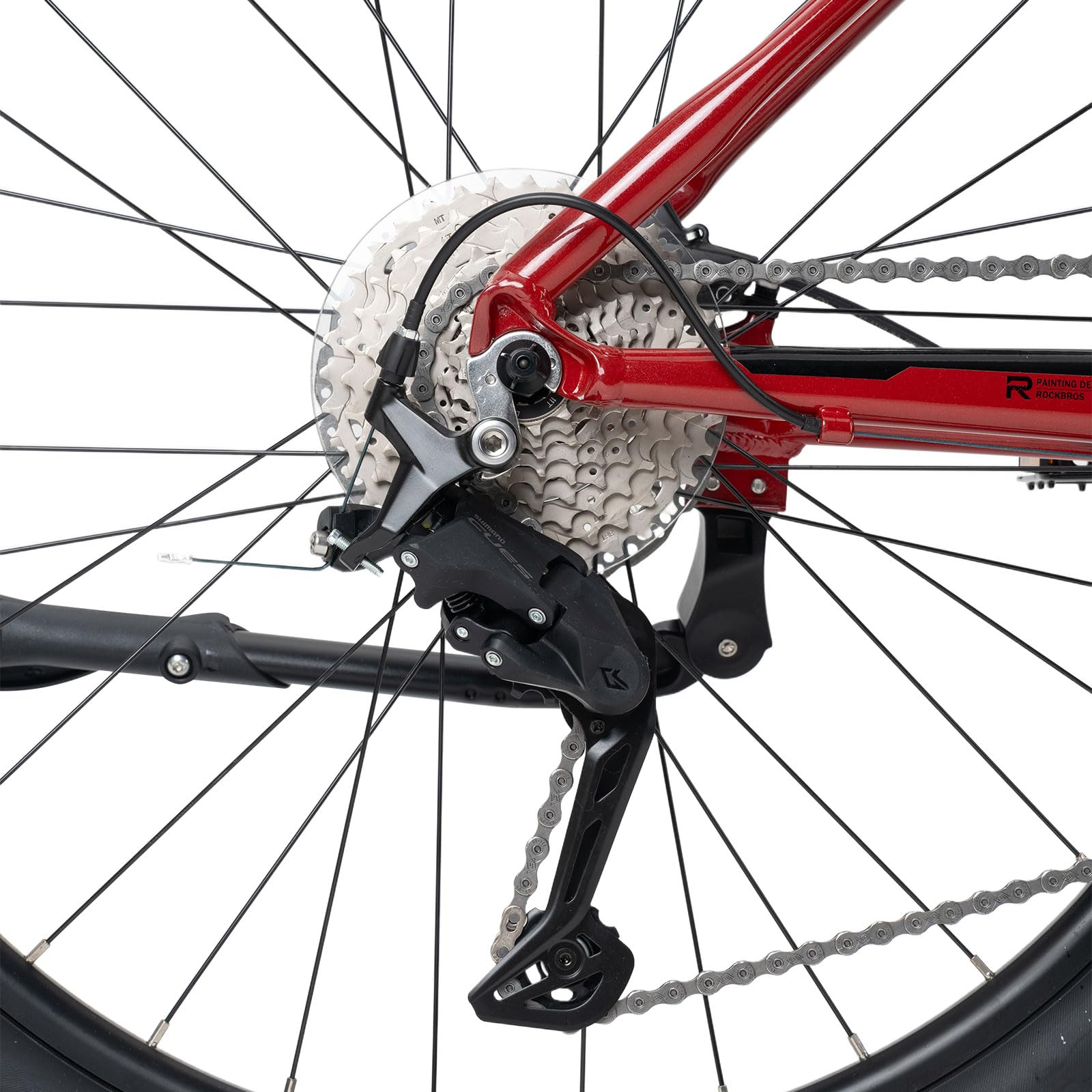 ROCKBROS MT·300 Bicicleta de Montaña 27.5" Aluminio, Suspensión Ajustable con Cambio Shimano Cues U3020 18 Velocidades, Cuadro 16/18/21 Pulgadas para Hombre y Mujer