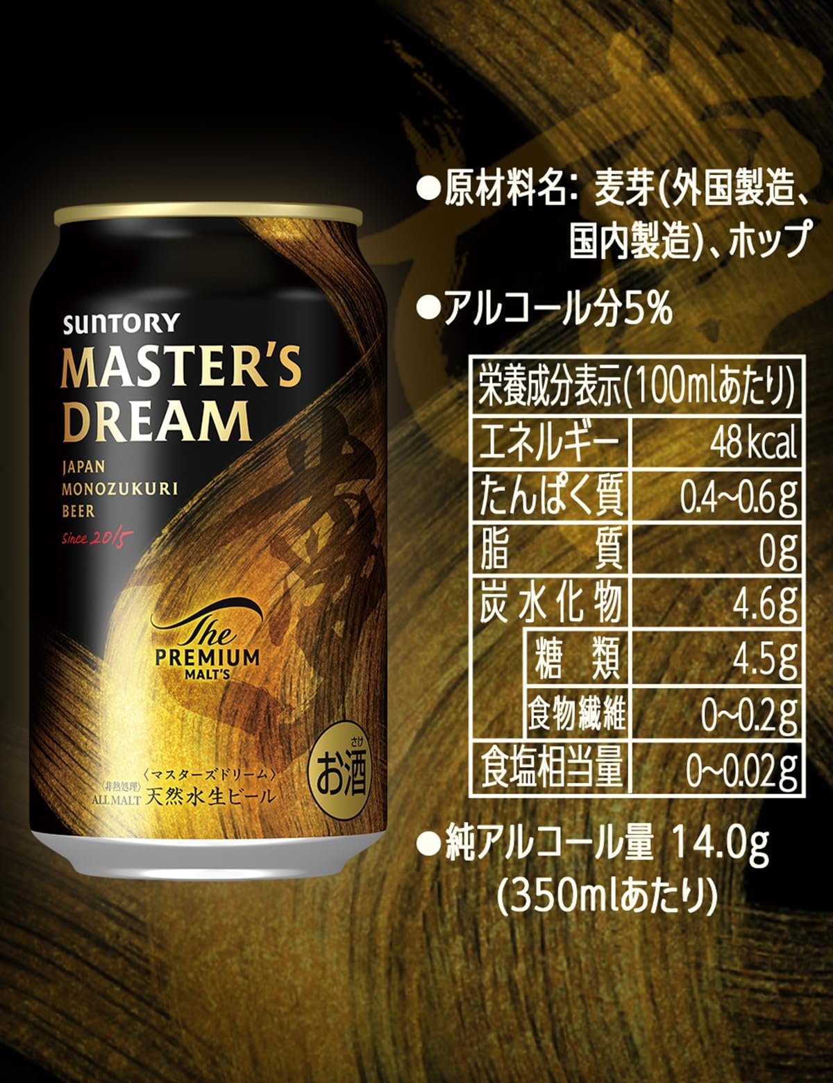 Amazon.co.jp: マスターズドリーム ザ・プレミアム・モルツ 350ml 48本