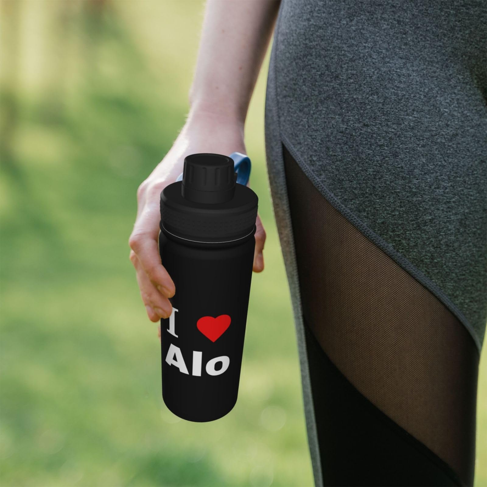 alo water bottle ウォーターボトル Amazon.com: ZKLCRYTR I Love Alo Water Bottle 18OZ Stainless Steel