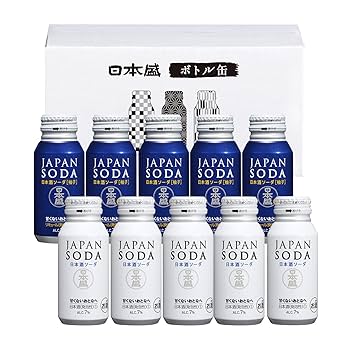 Amazon.co.jp: 日本盛 JAPANSODA 180ml 2種10本セット 柚子