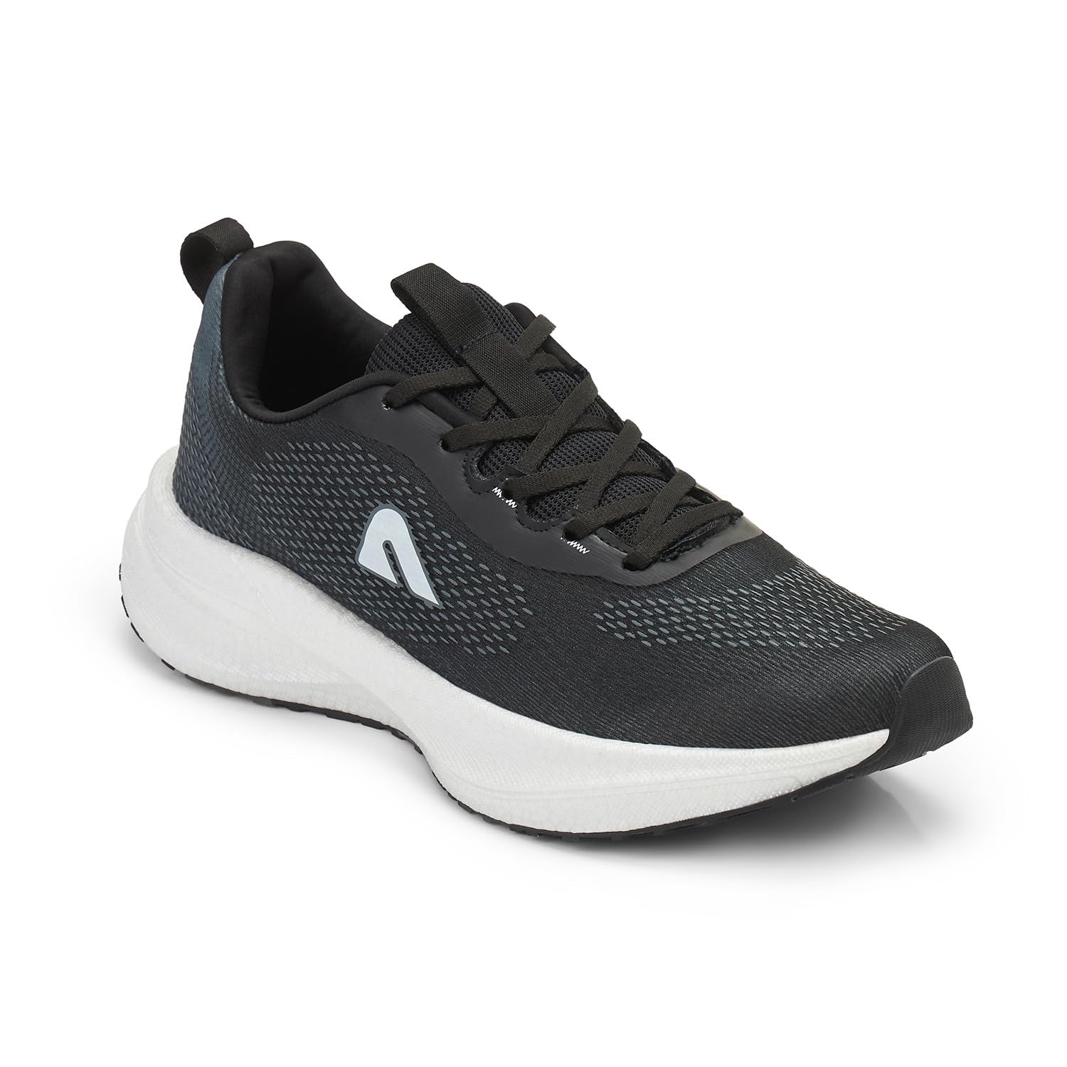 BoldFit Running Shoes for Man Anti Slip Sports Shoes Breathable Men Shoes Soft Sole Gym Shoes for Men Workout Lightweight Walking Shoes for Man mesh Running Shoes for Men Sport Shoes - 8, Black White-image-26