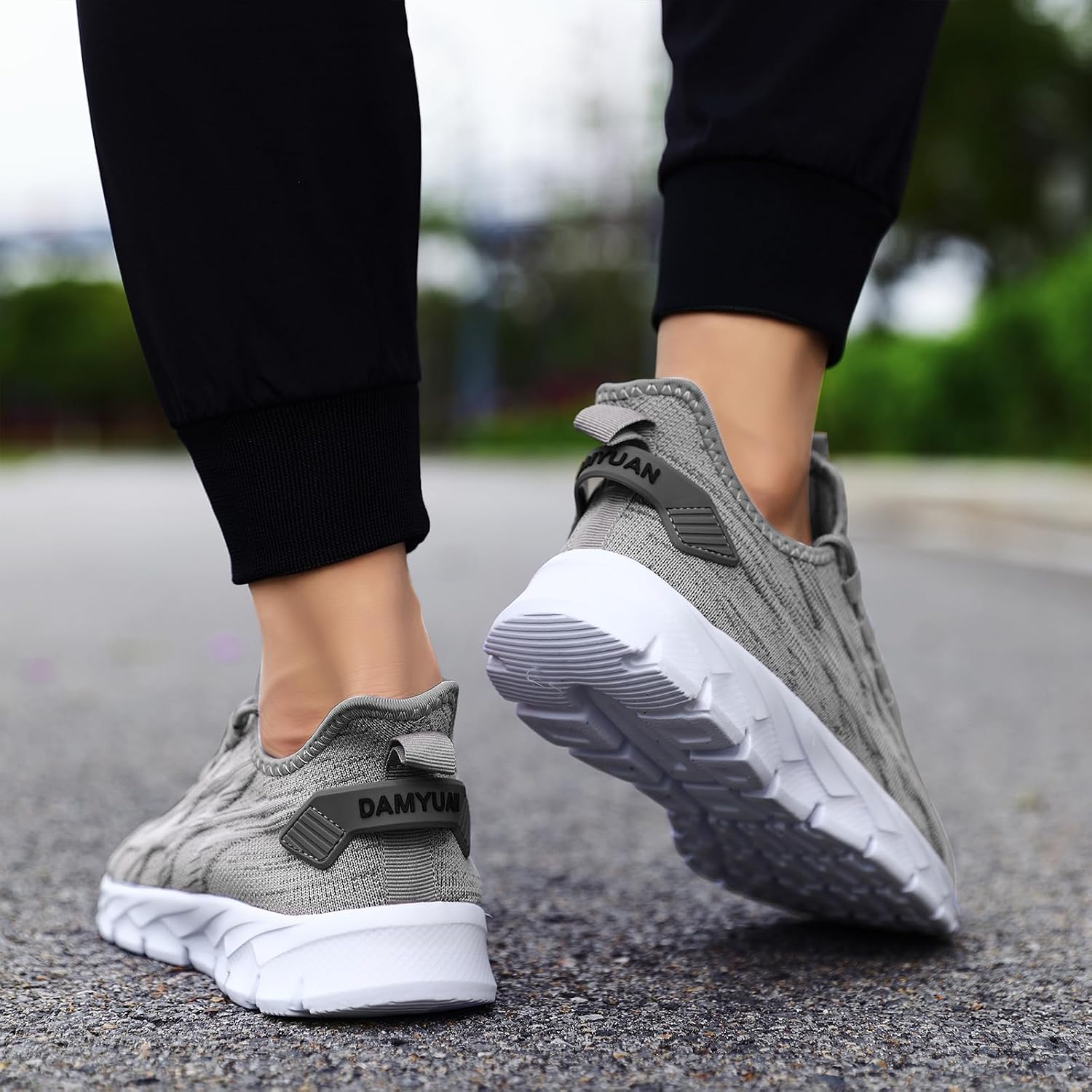 Schuhe Herren Sneakers Turnschuhe Laufschuhe Sportschuhe Straßenlaufschuhe Leichtgewichts Sommerschuhe Hallenschuhe Atmungsaktiv Tennis Fitness Jogging Walkingschuhe 39-49 42 EU Gray