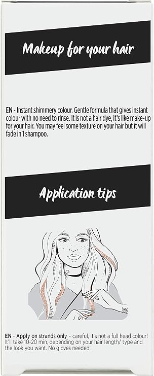 L'Oreal Colorista Hair Makeup Shimmer Pink Gold Temporary Blonde Hair Colour 30ml
