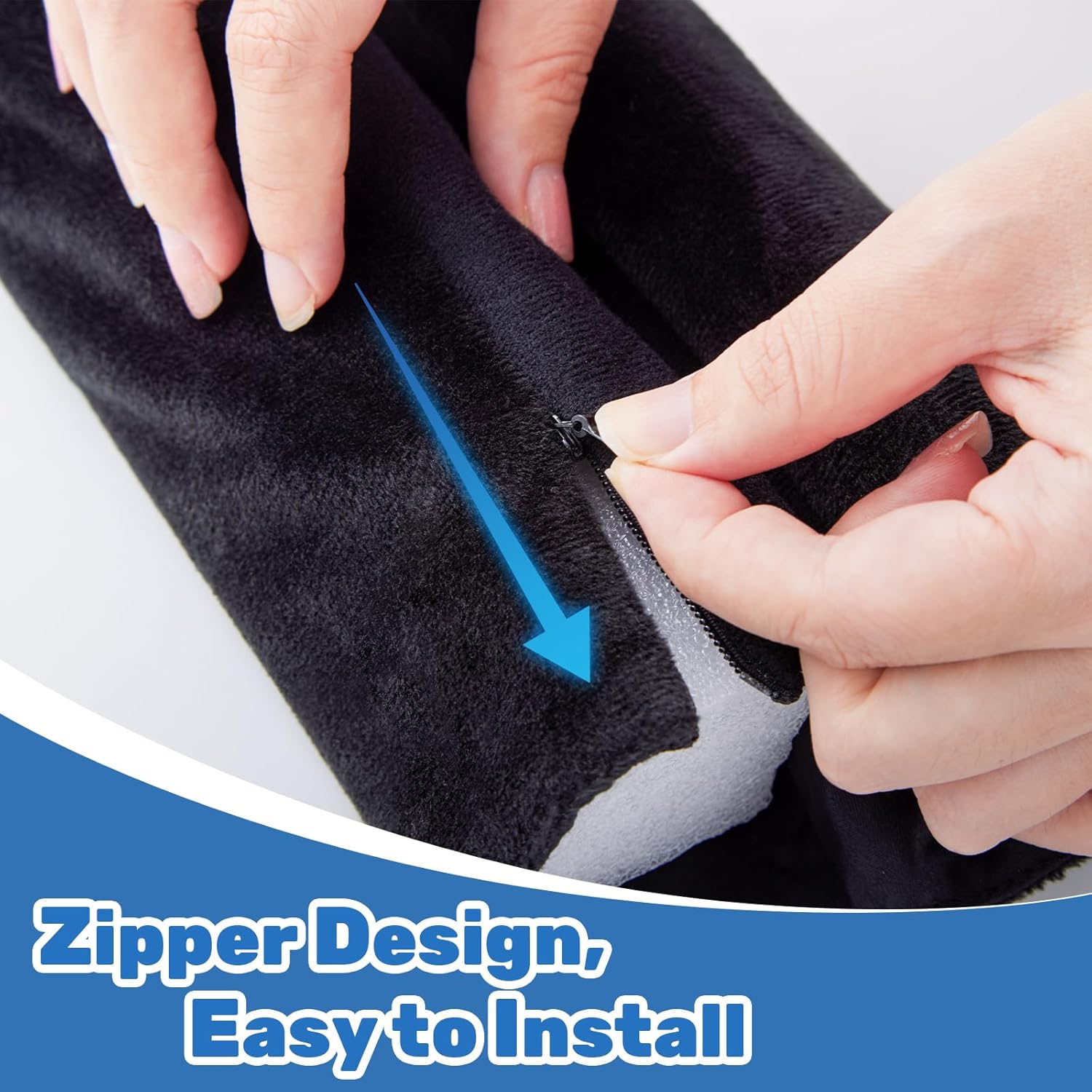 ドア下ドラフトストッパー 36インチ 調節可能 76.2 cm 81.3 cm 86.4 cm 90&deg; ツイン トライアングル ドラ