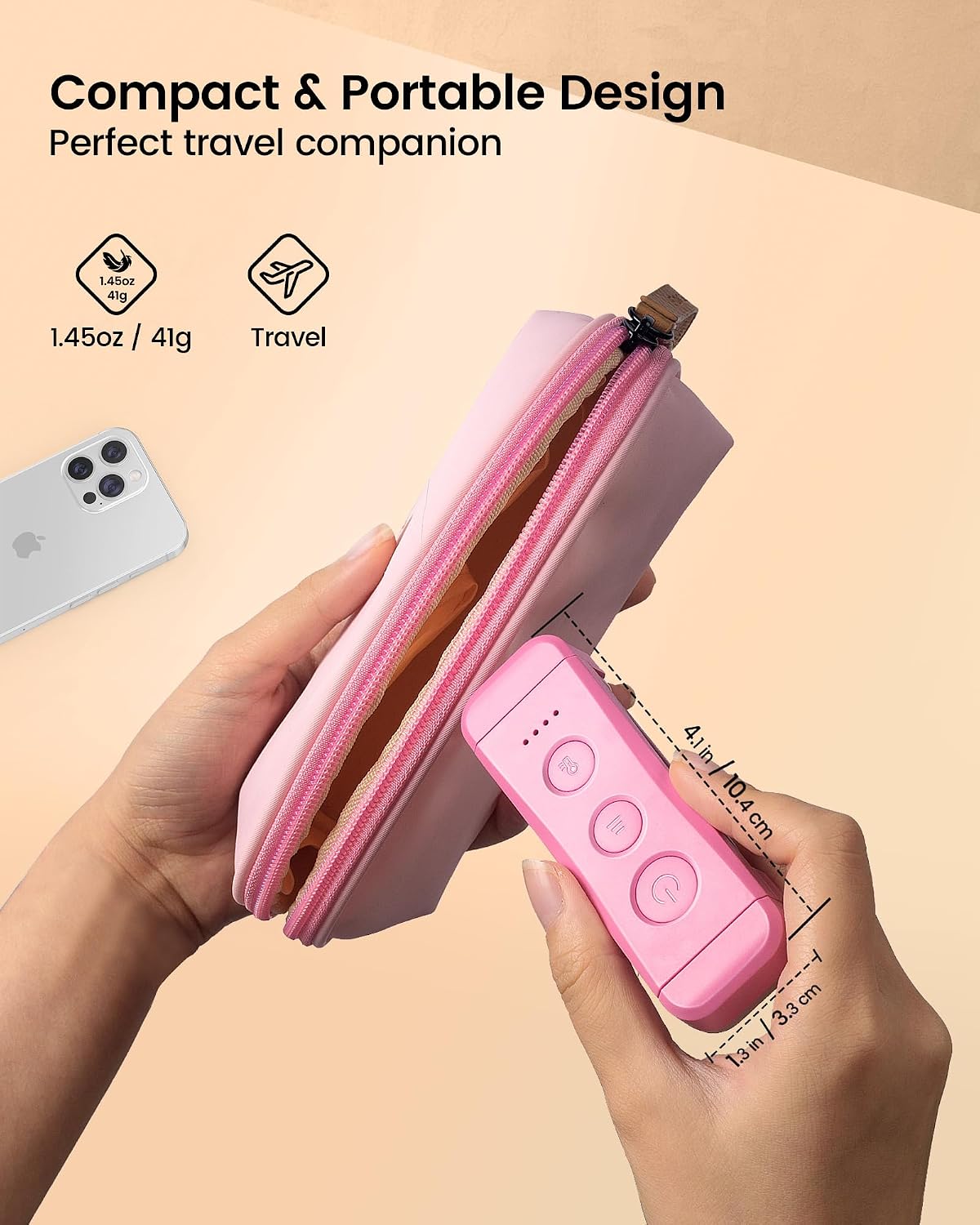 Glocusent USB Rechargeable Book Light, Portable Clip-on LED Reading Light, Reading Lights for Books in Bed with 3 Amber Colors & 5 Brightness Dimmable, Compact & Long Lasting, Perfect for Book Lovers, view 12