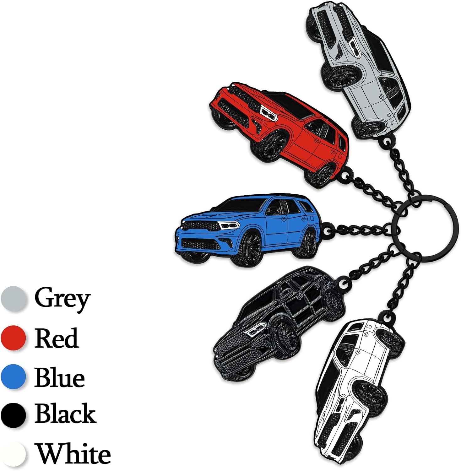 For Dodge Durango Caravan Keychain，Metal key chain，For Dodge Durango Accessories image 4