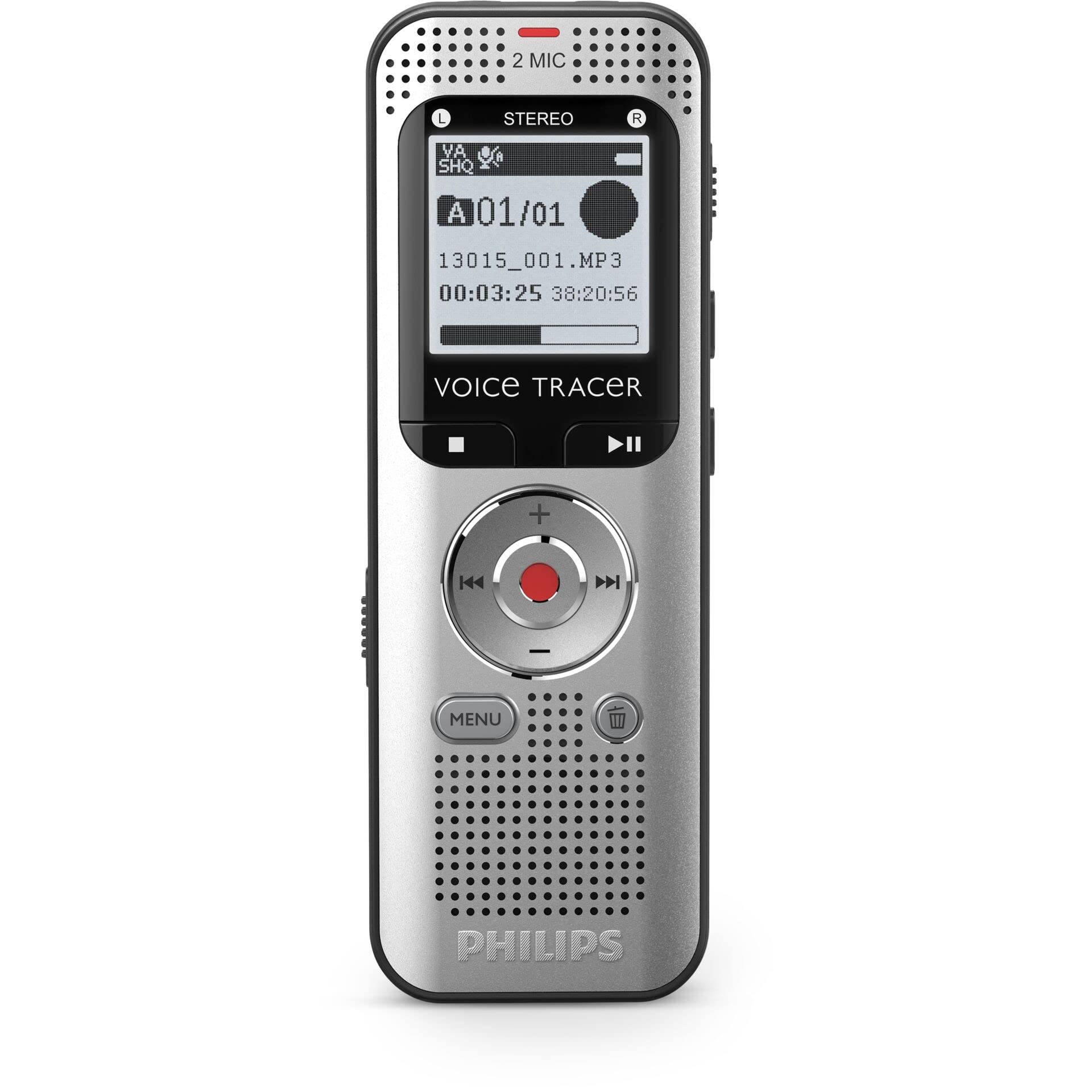 Philips DVT2015 VoiceTracer, Audio Recorder, 8GB, MP3 and PCM - Image 3