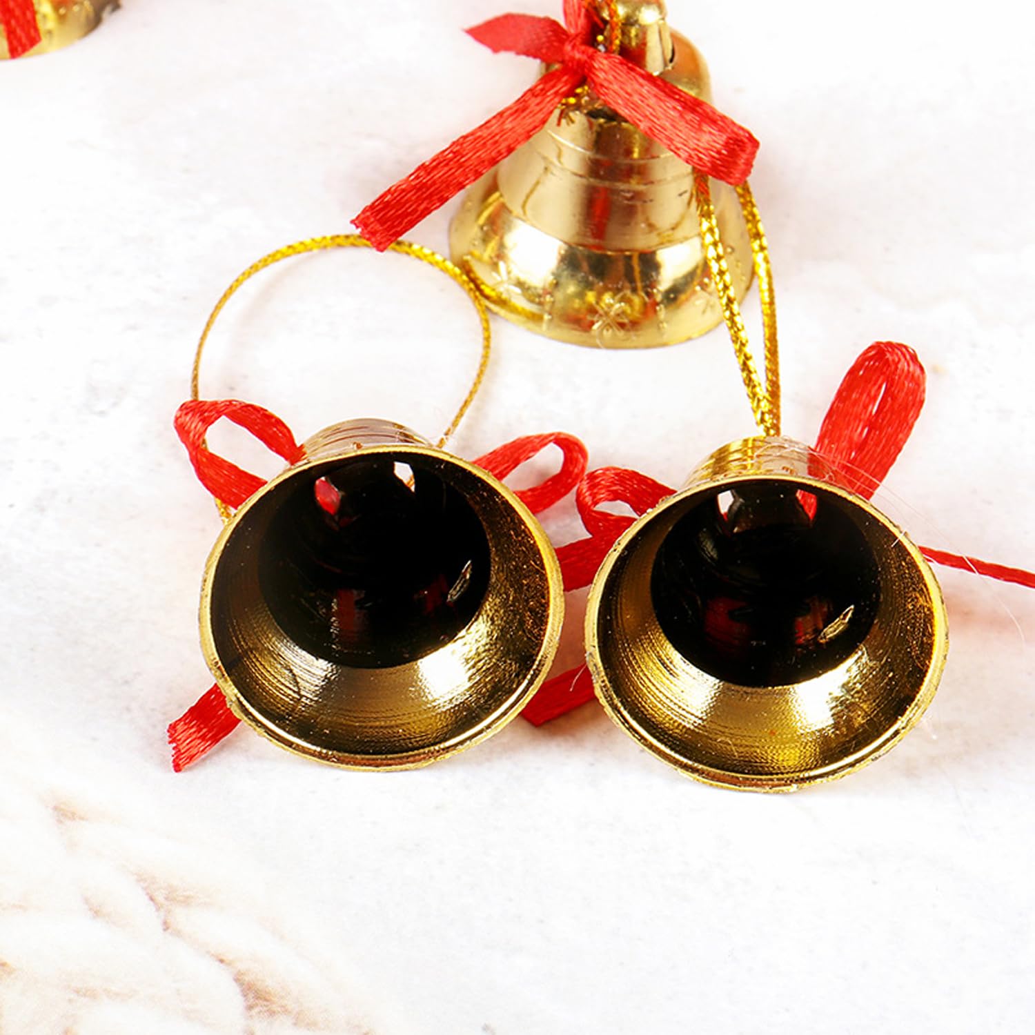 50 Clochettes Vintage Avec Mousqueton - Bronze - Son Clair - Décoration Noël, Déco Intérieure/extérieure