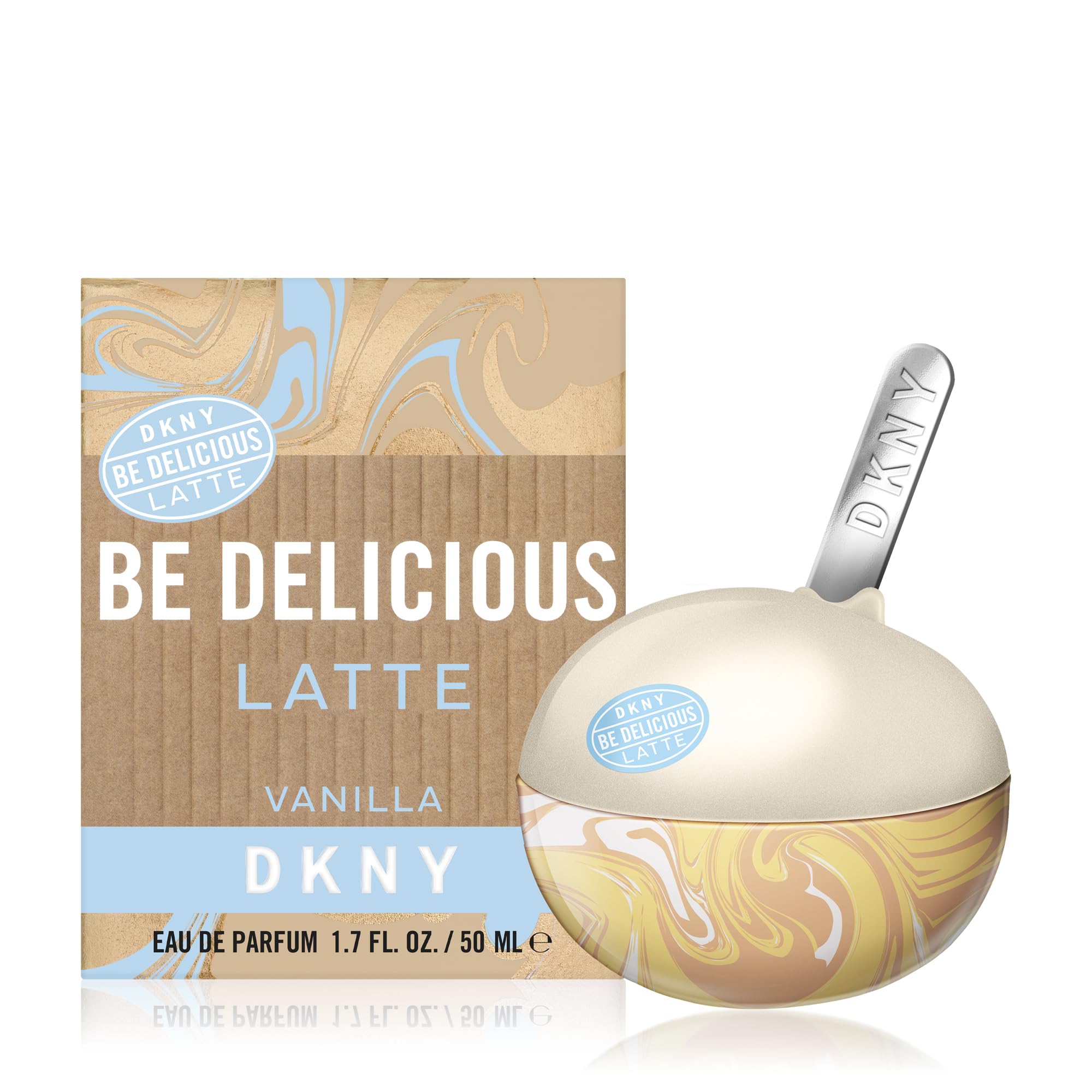 DKNY Be Delicious Latte Vanilla Eau de Parfum for Women, 1.7 Fl. Oz.