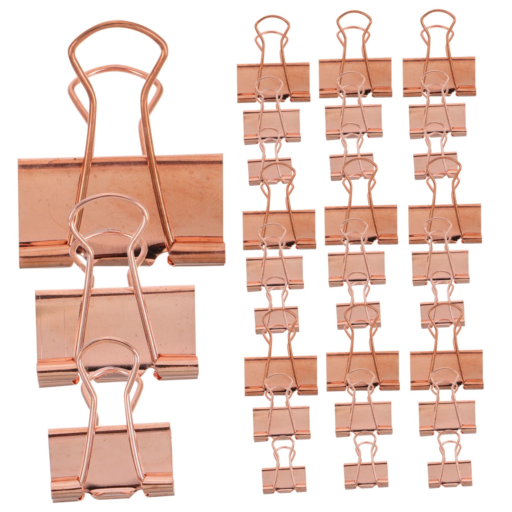 Clips longue queue rose doré pour organiser vos cours et documents - 8