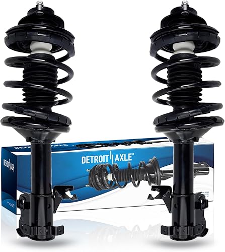 Miniatura 29 de Detroit Axle - 2 puntales delanteros para Chevrolet Aveo Aveo5 Pontiac G3 Wave, 2 puntales con suspensión de reemplazo de montaje de resorte