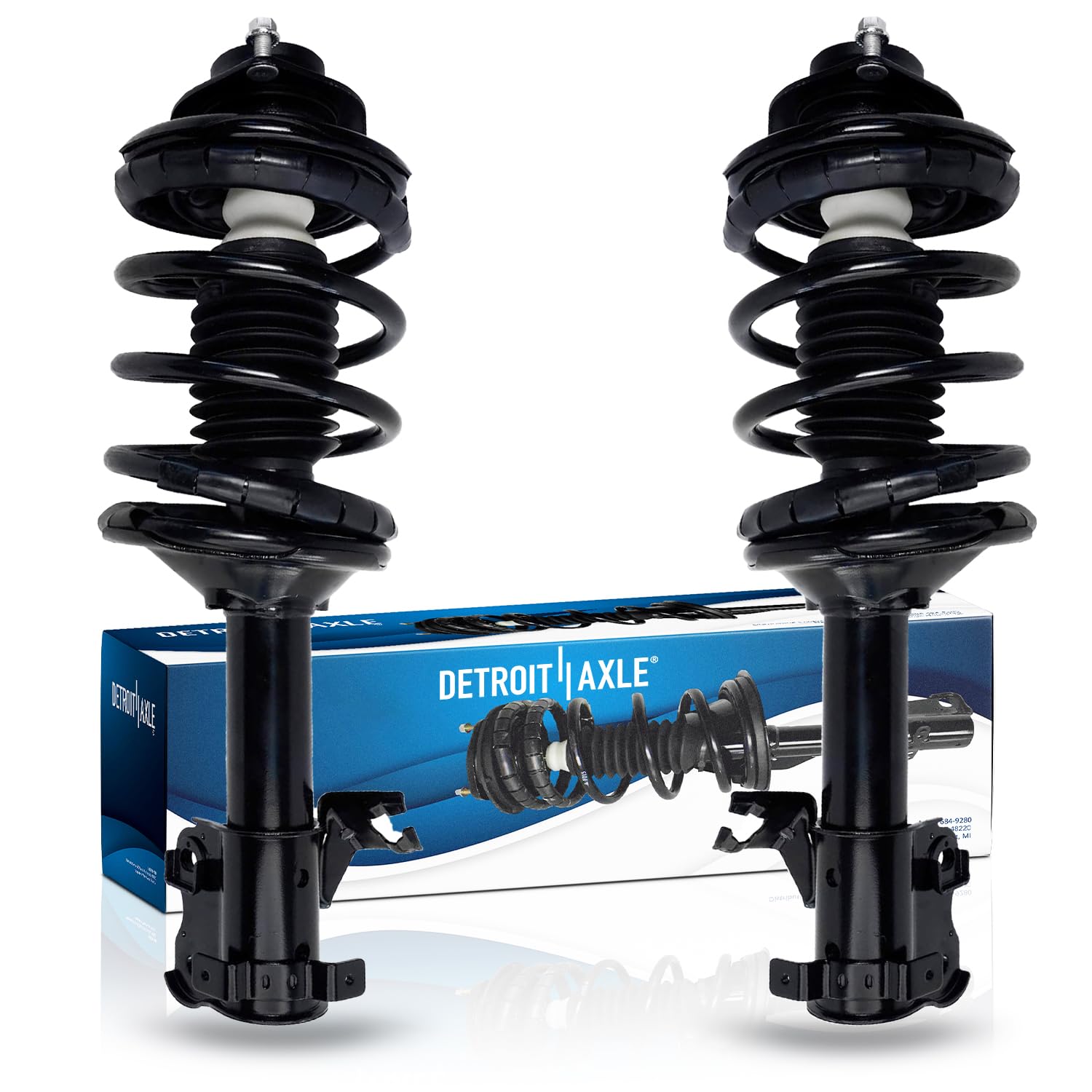 Detroit Axle - Pair Front Struts for 1993-1999 Nissan Altima