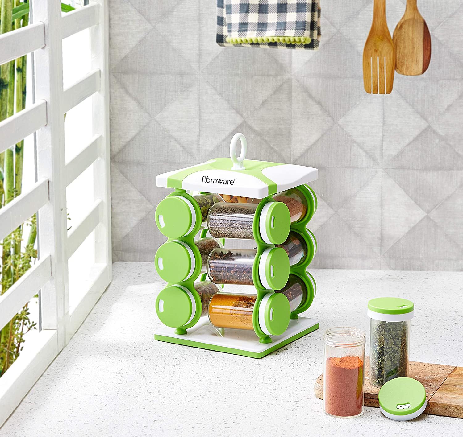 MRI Spice Rack Set 12 Green MRI Spice Rack Set 12 Green