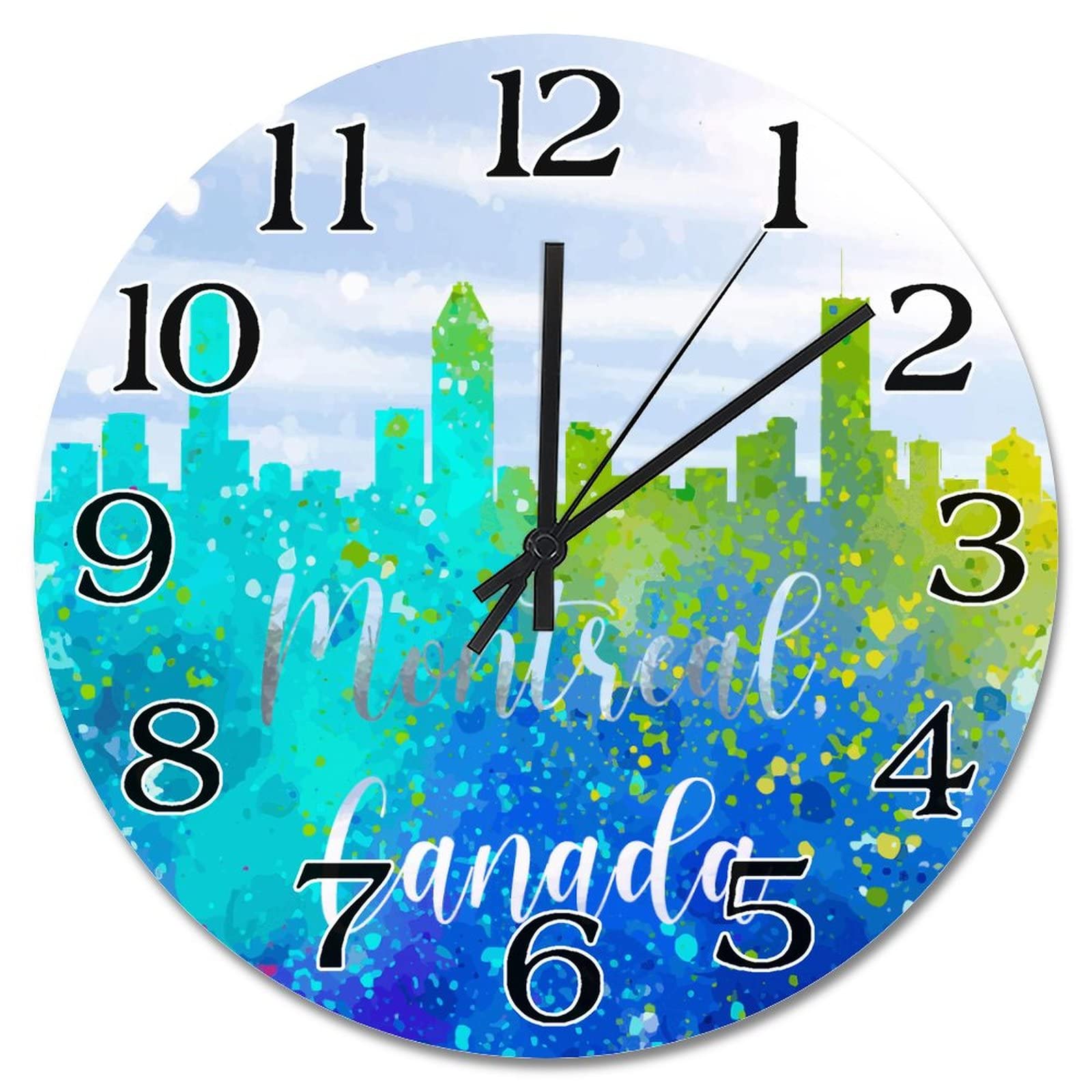 Horloges murales en bois pour chambre à coucher et salon chaleureux