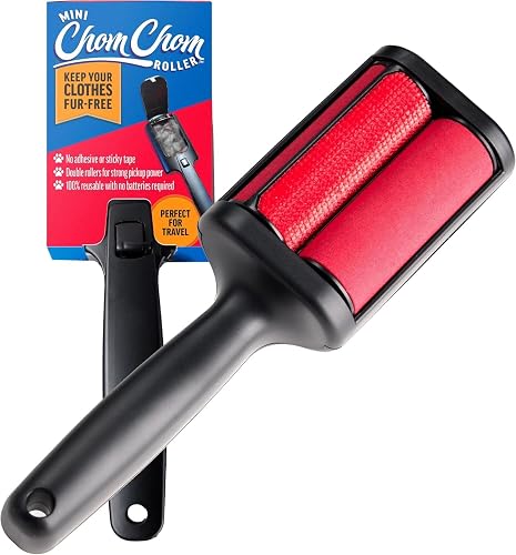 ChomChom Roller Mini Pet Hair Remover - Reusable Lint Roller for Clothes, Furniture & Travel ChomChom Roller Mini Pet Hair Remover - Reusable Lint Roller for Clothes, Furniture & Travel