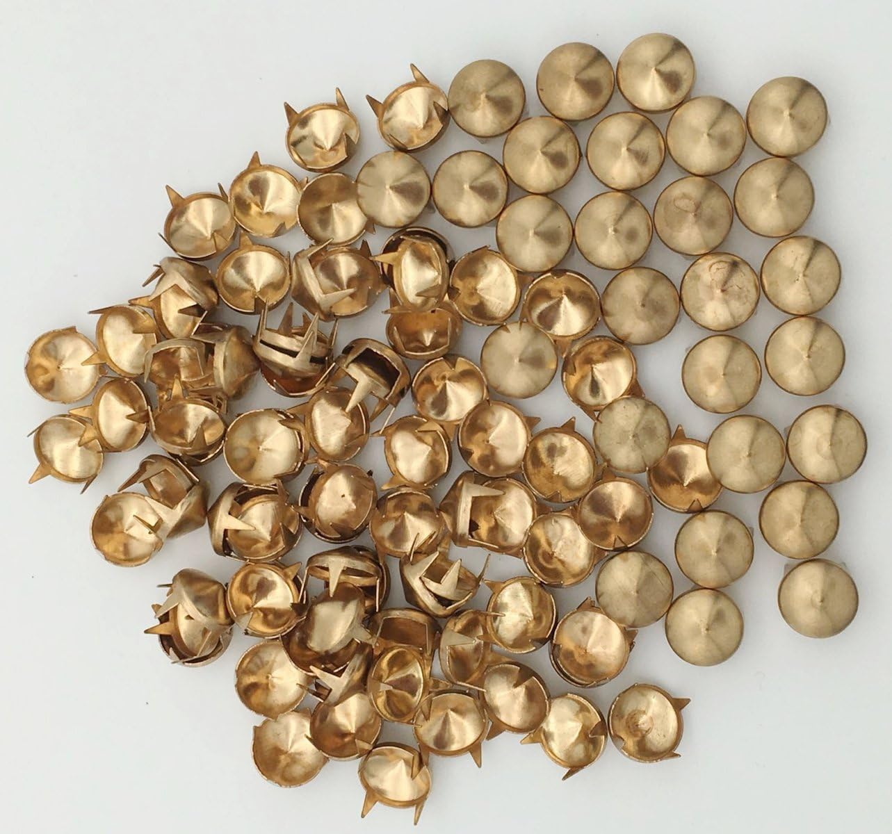 10PCS Star Shaped Leathercraft Rivets - Zinc Alloy Metal Studs For Clothing, Bags, Belts & Shoes (Silver)