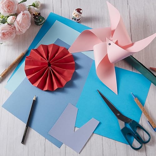 Miniatura 4 de 30 hojas de papel de cartulina de tonos rojos de 8.5 x 11 pulgadas, tarjetas de papel grueso de 250 GSM para fiestas de cumpleaños, invitaciones,