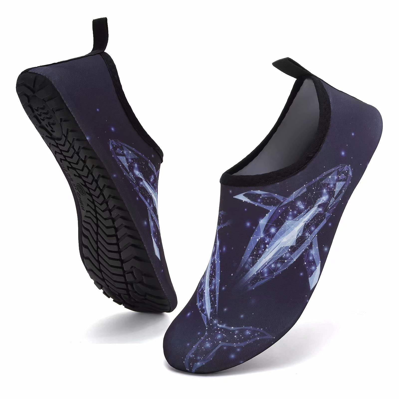 YALOXWater Shoes Women's Men's Outdoor Beach Swimming Aqua Socks Quick-Dry Barefoot Shoes Surfing Yoga Pool Exercise