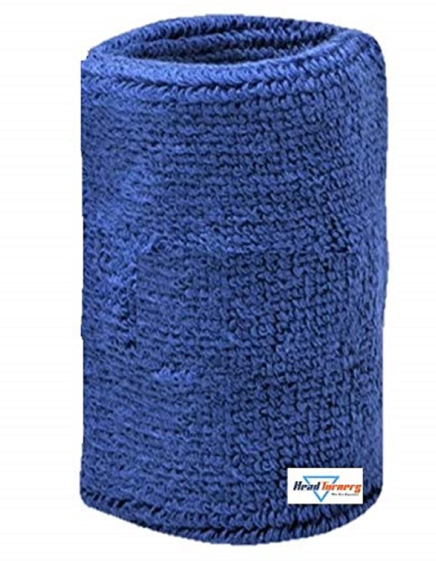 HeadTurners Sweat Band Wrist Band/Wrist Support for Gym, Cricket, Running and Sports Activities 5 inches- (1 pc, Navy Blue) (B08W55HZYJ) Amazon Price History, Amazon Price Tracker
