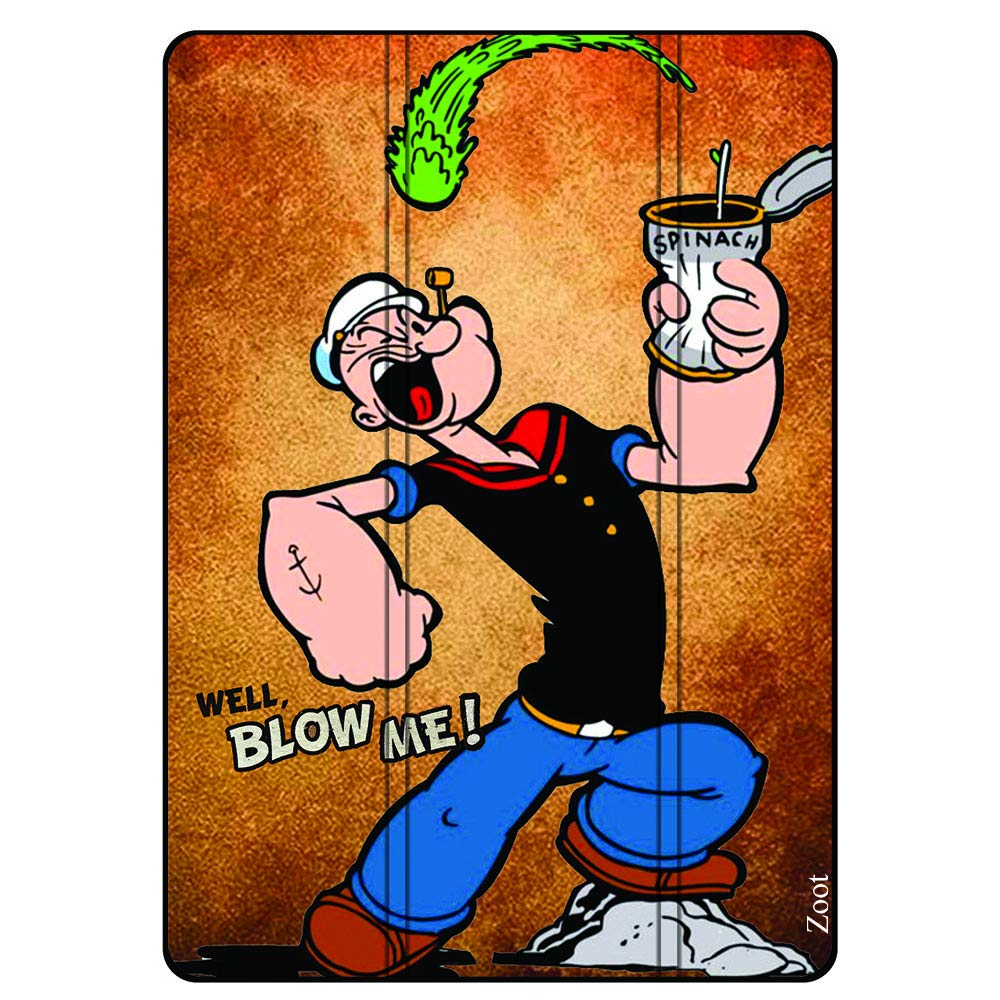 ZOOT Protective Flip Cover Case for Samsung Galaxy Tab S5E - Spinach Popeye