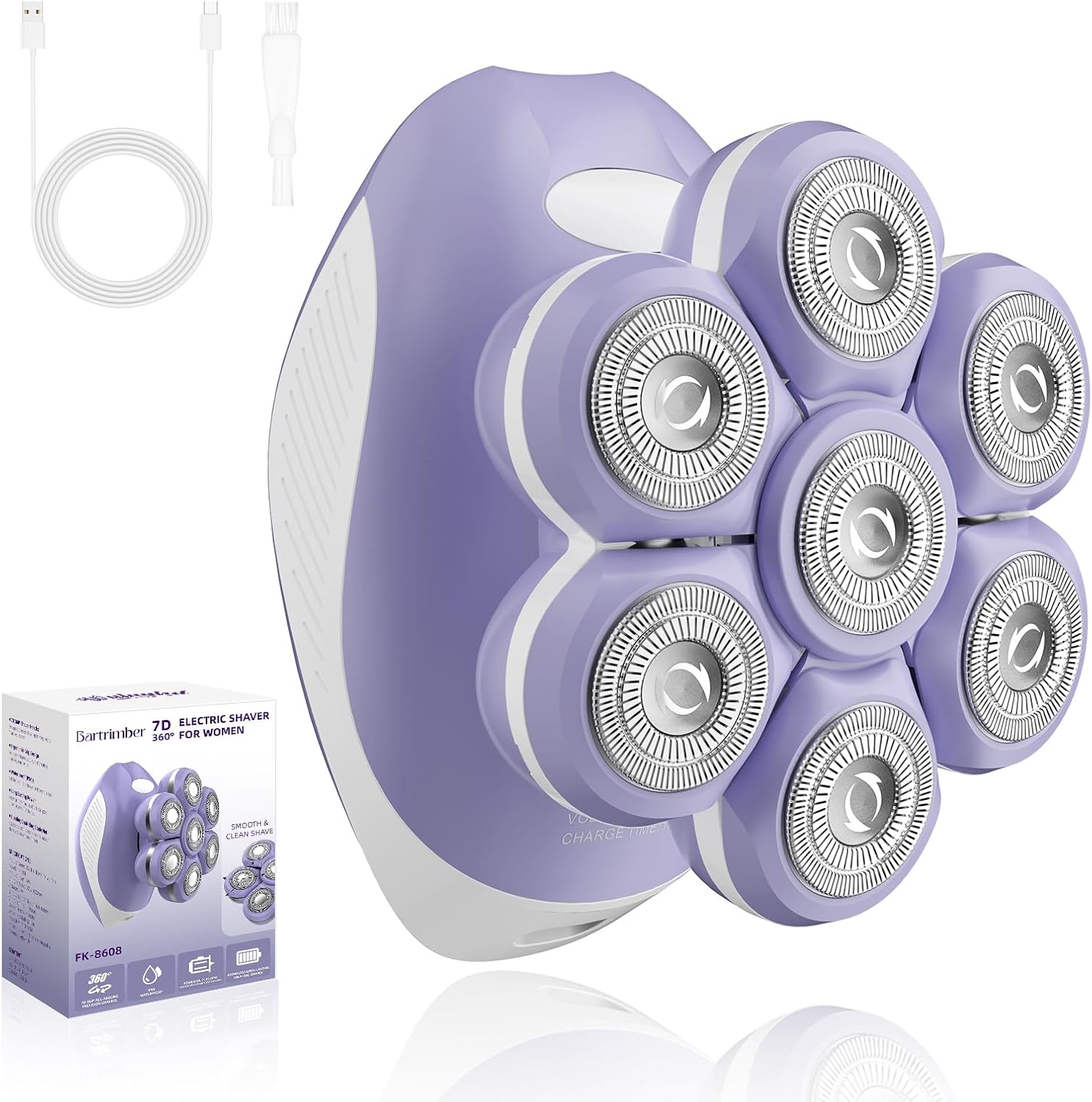 7D Electric Razor for Women: Fast