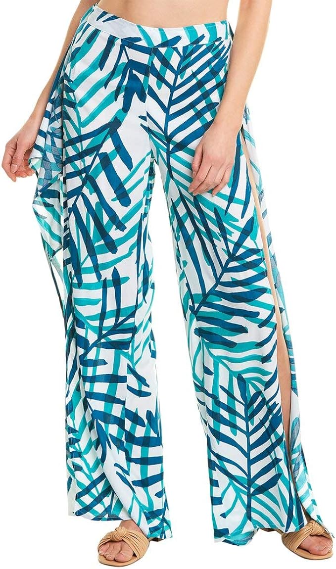 white bathing suit cover up pants