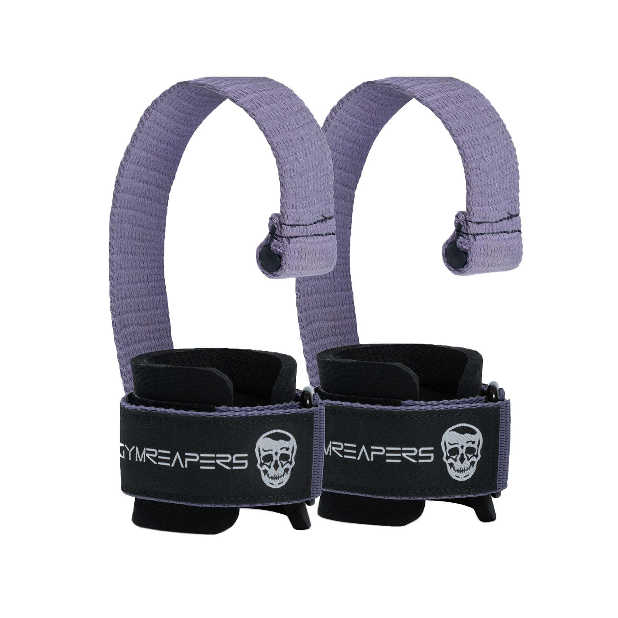 Gymreapers Weight Lifting Straps With Dowel - Wrist Straps for Weightlifting - Workout Deadlift Wrist Weights - Reinforced Stitching & Padded Fit Gym