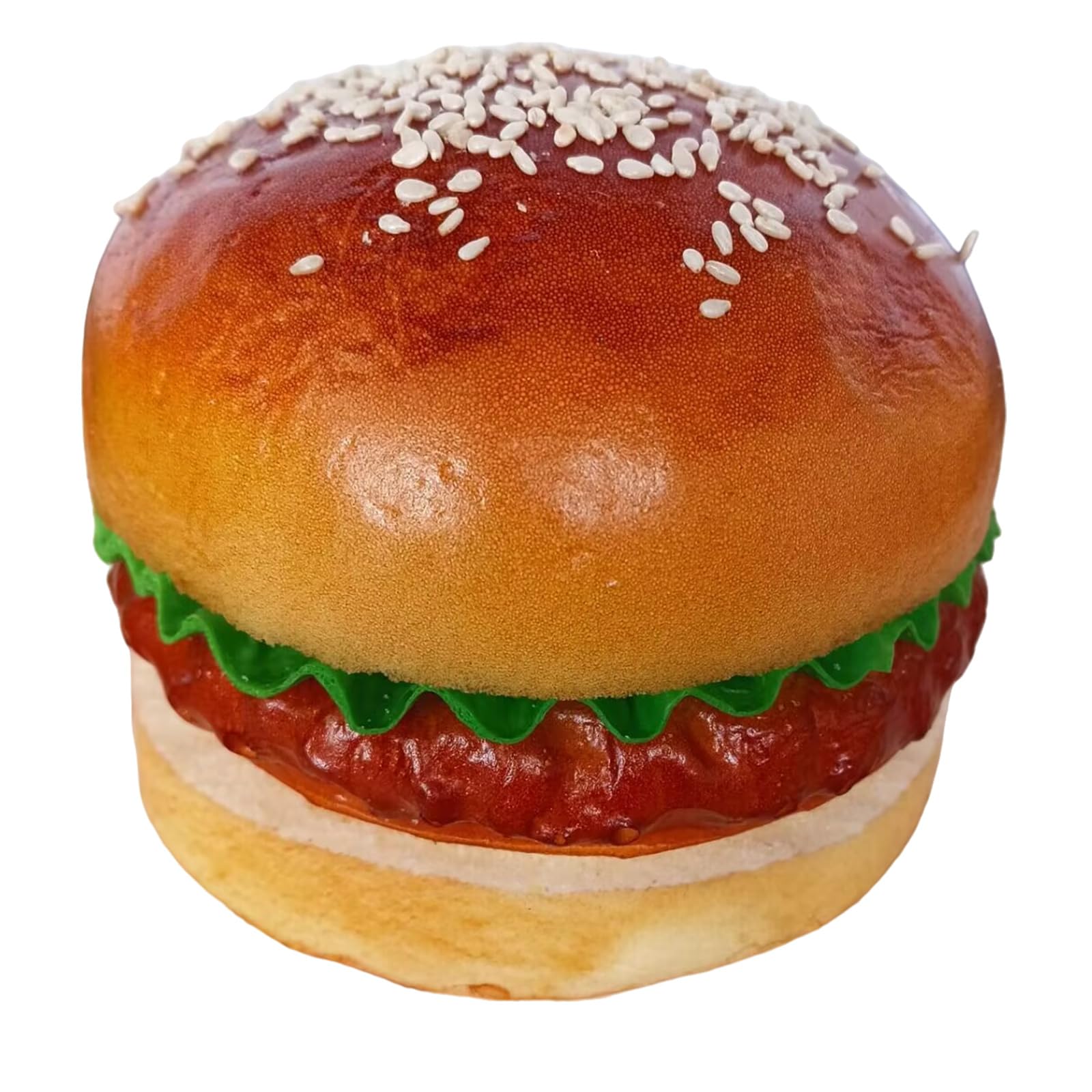Xjdzineq Artificial Hamburger Realistic PU Burger Model Simulation Bread Sandwich for Home Decoration and Restaurant Display Children Toy