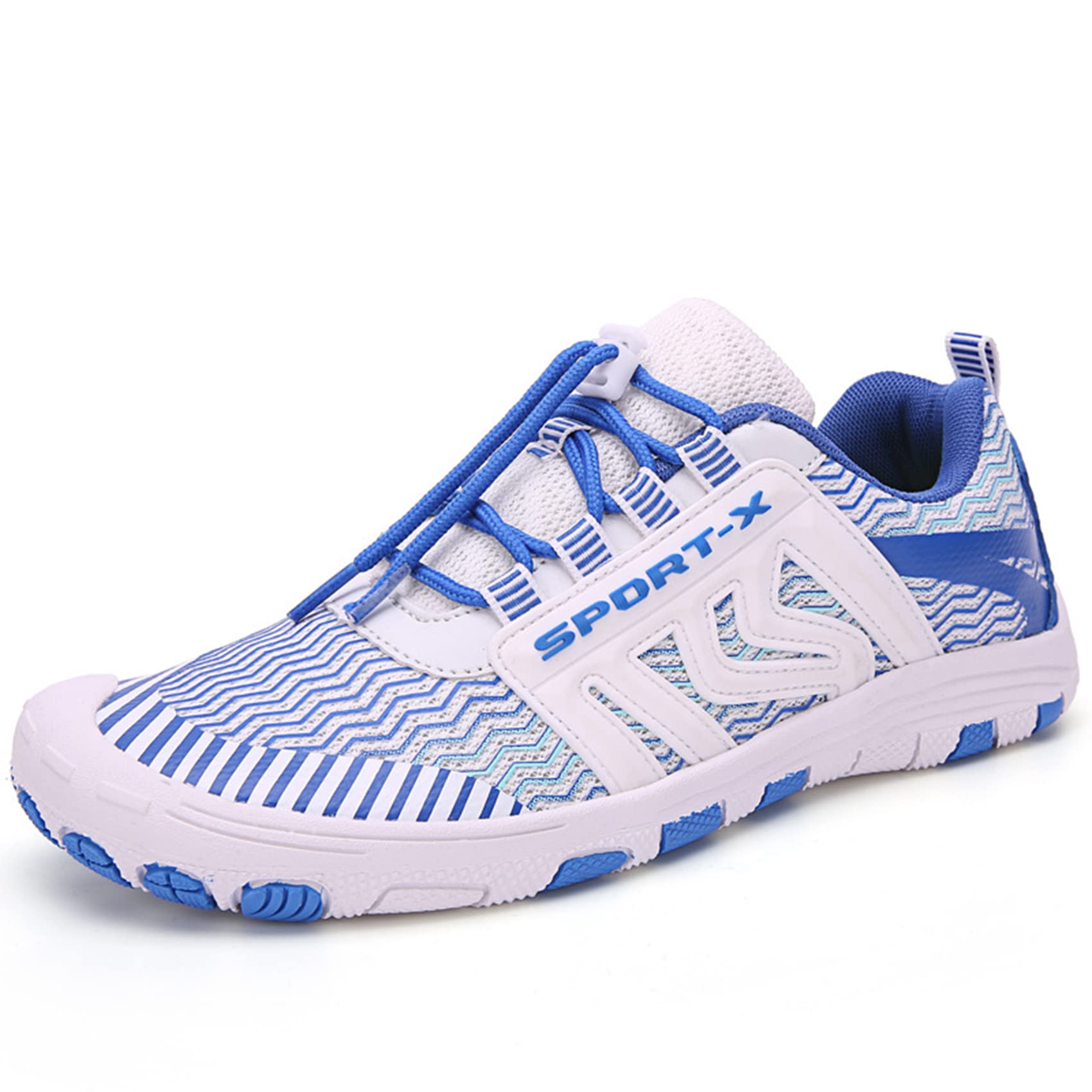 Zapatos Acuáticos Zapatos De Playa Para Mujeres Zapatos De Baño Para Hombres Descalzos Ropa De Buceo Para Mujeres Piscina Antideslizante Zapatos De Vela De Secado Rápido Zapatos Ligeros(44 EU, White)