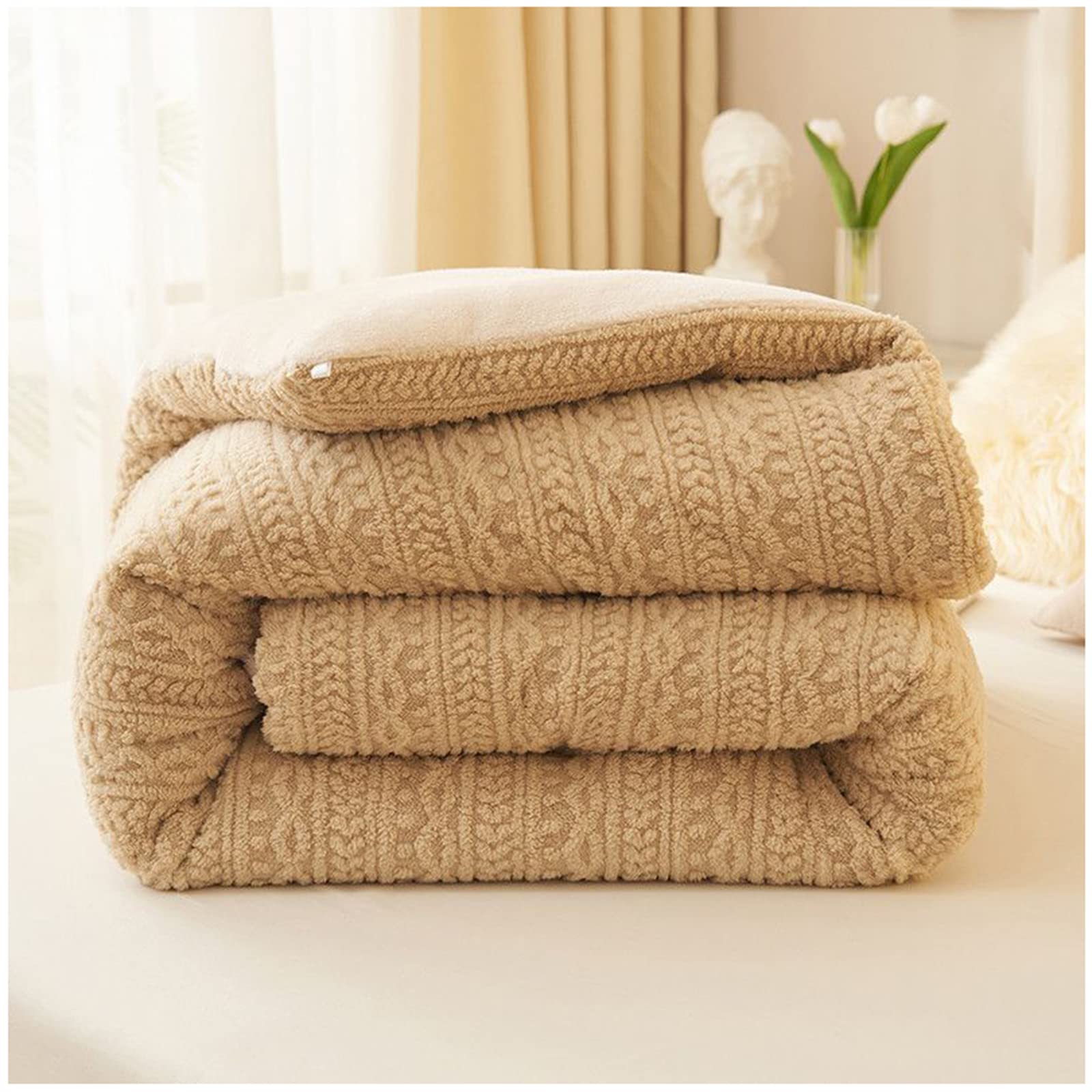 Edredón de plumón para noches frías de invierno en camas de matrimonio con confort de felpa plus 1