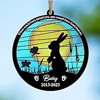 Vista 18 de Atrapasoles/adorno conmemorativo personalizado para gatos, pérdida de nombre personalizado, Navidad, 2023, regalo de condolencias, recuerdo
