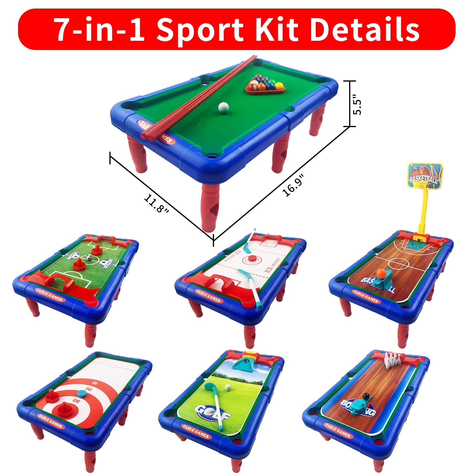 6in1 マルチゲームテーブル Amazon.co.jp: マルチゲームテーブル 6 in 1 プラスチック