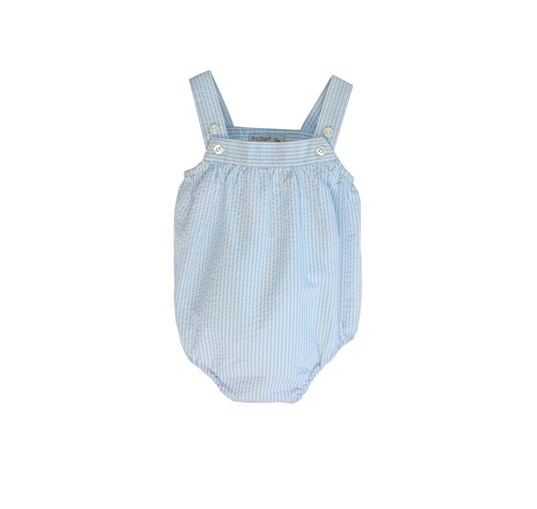 PHLONA Baby Bubble Romper (9 Months) Blue