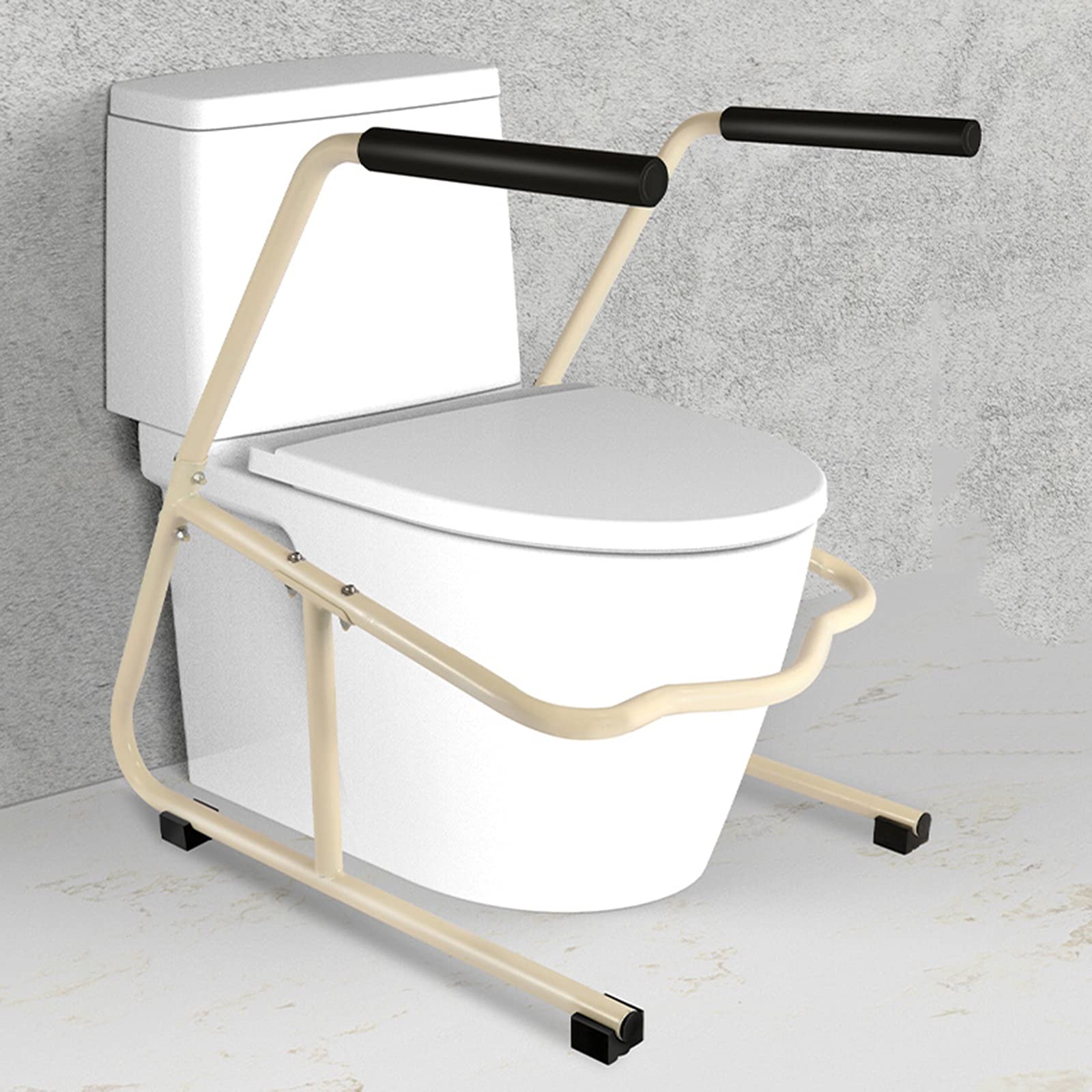 Buy Toilet Safety Rail Frame, Stand Alone Toilet Safety Rail with Grab