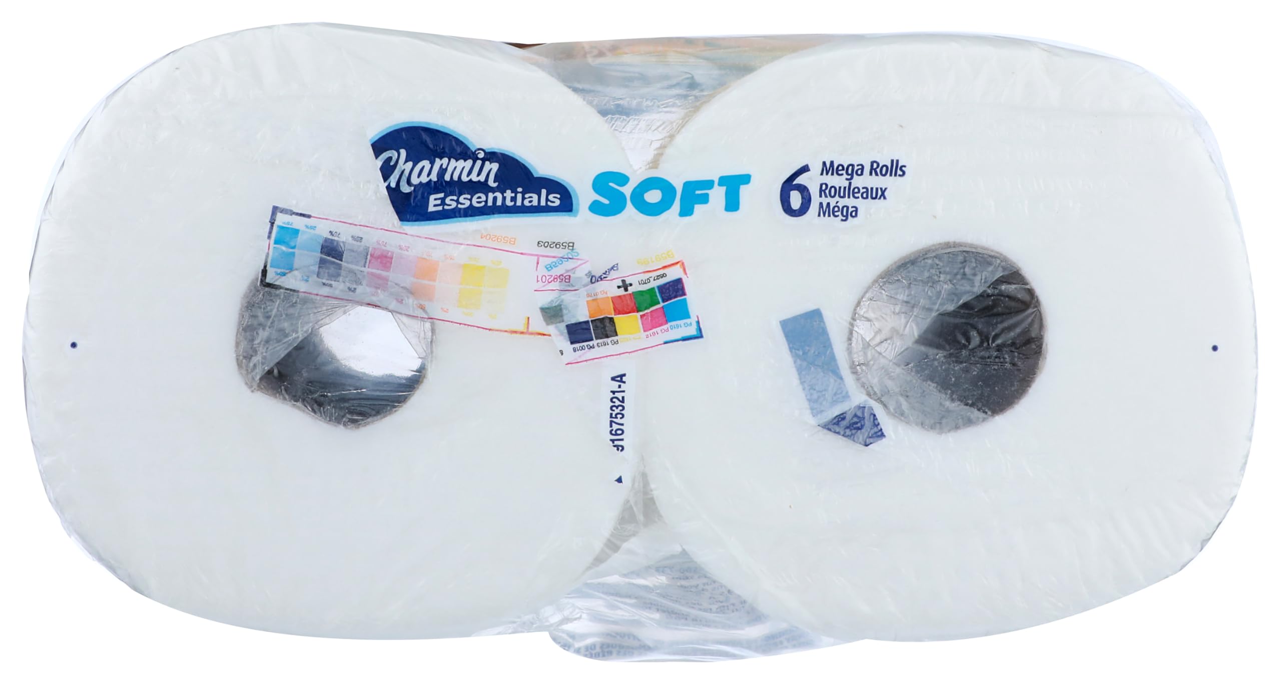 Charmin® Essentials® miękki 2-warstwowy mega papier toaletowy, 352 arkusze na rolkę, opakowanie 6 rolek
