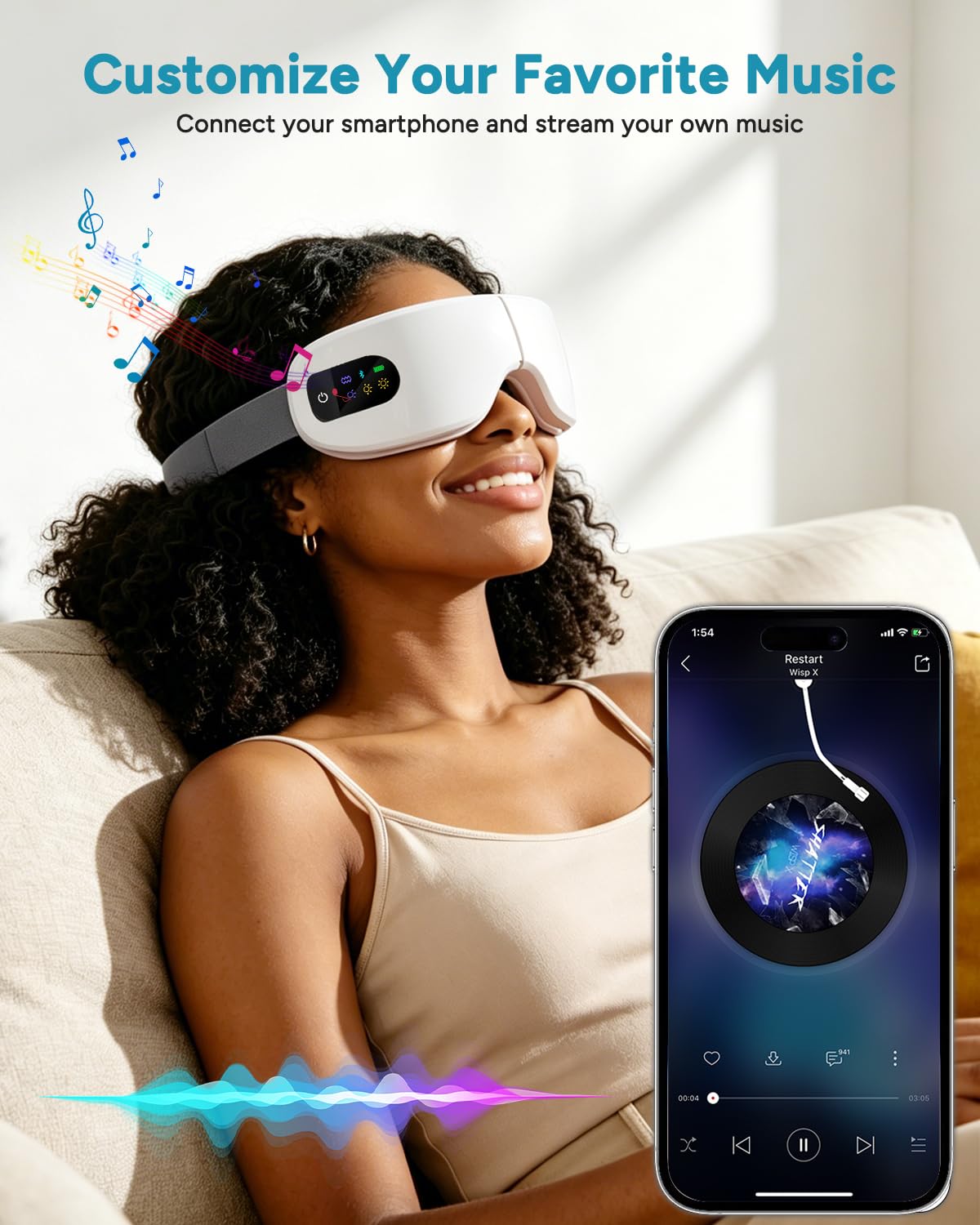 Eye Massager, Eye Mask, Sleep Mask — Amazon image 4