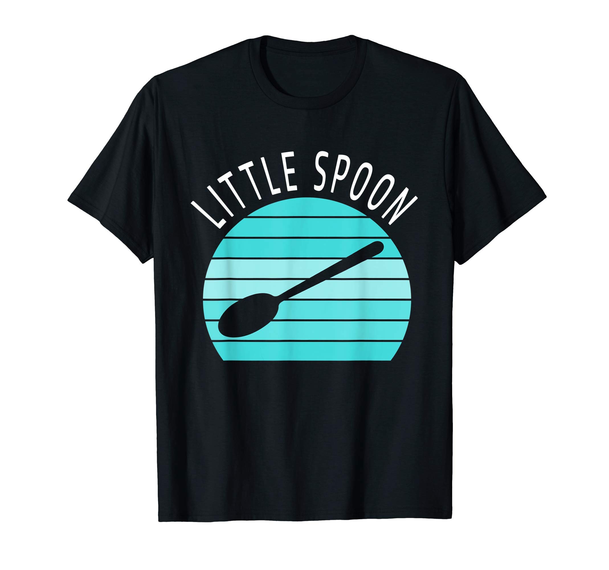 Little Spoon Big Spoon, Matching Couples Funny PunLittle Spoon, 2021 Matching Couples Gift For Valentines Day T-Shirt