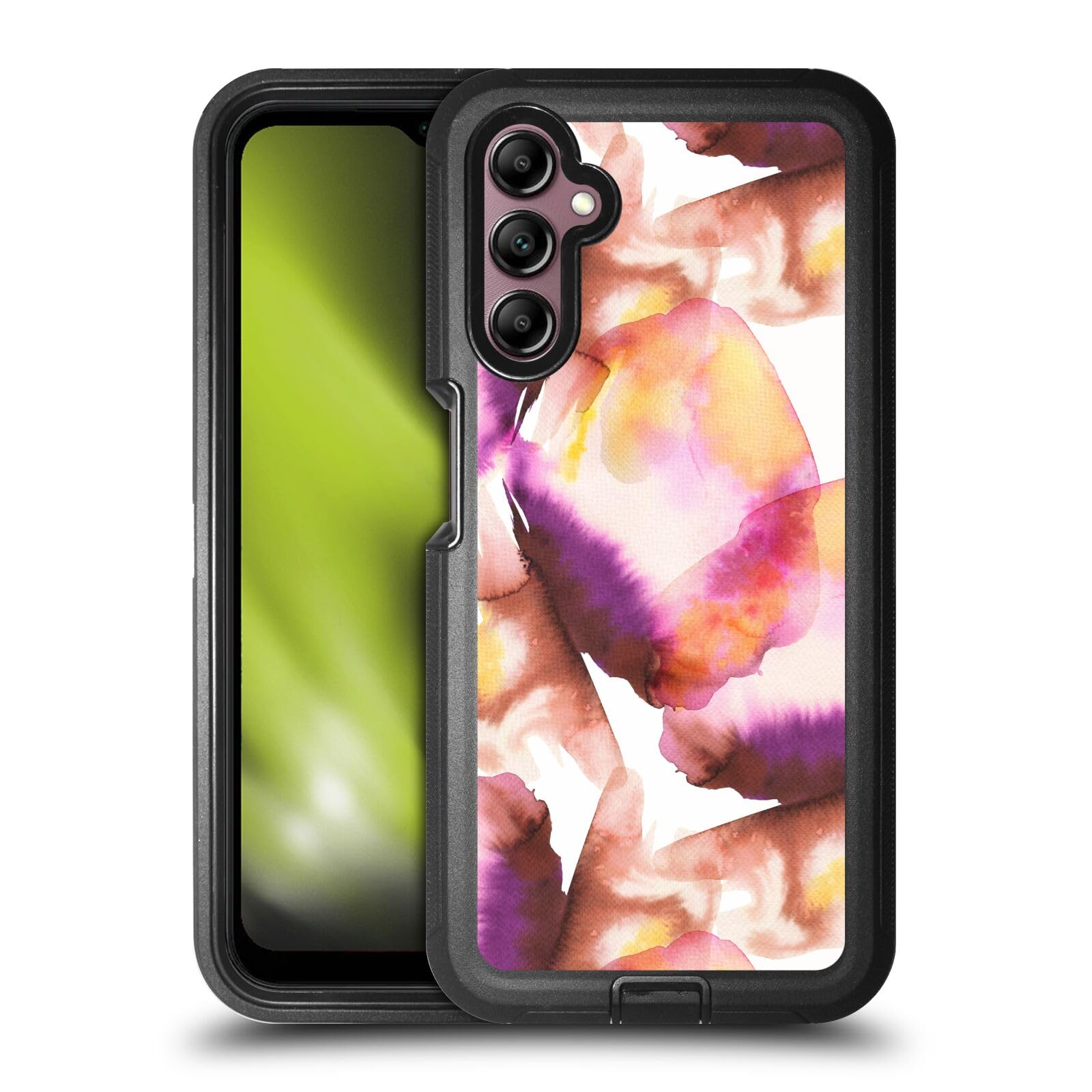 Étui design Ninola or violet pour Samsung A14 5G en terrasse - 8