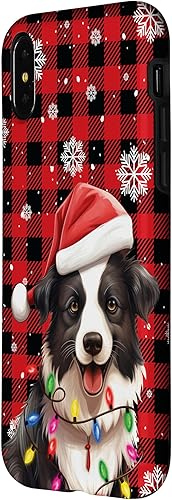 Miniatura 8 de Funda para iPhone SE (2020)  7  8 Border Collie Christmas Plaid Christmas Decor Case