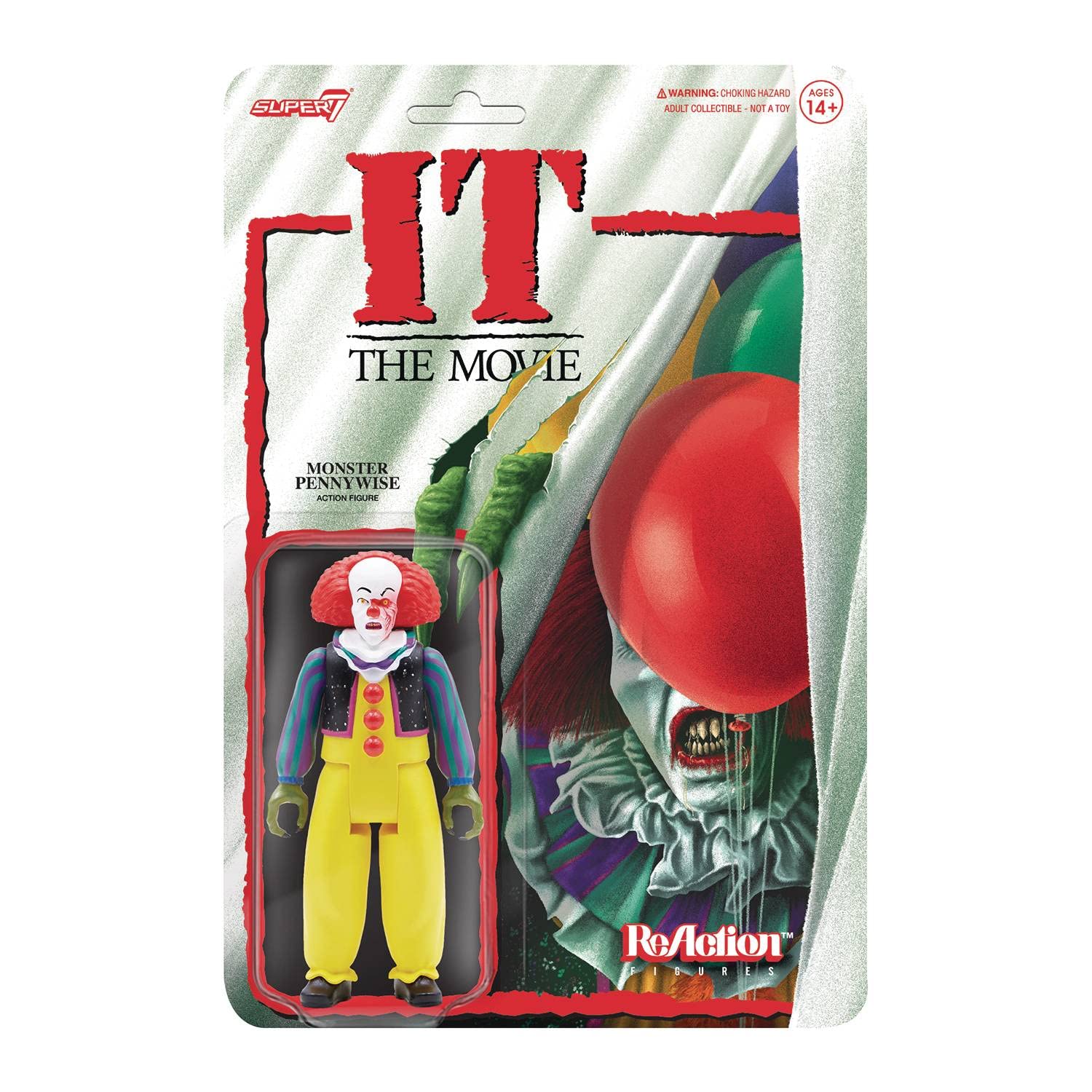 Amazon.com: Super7 IT Pennywise (Monster) - 3.75