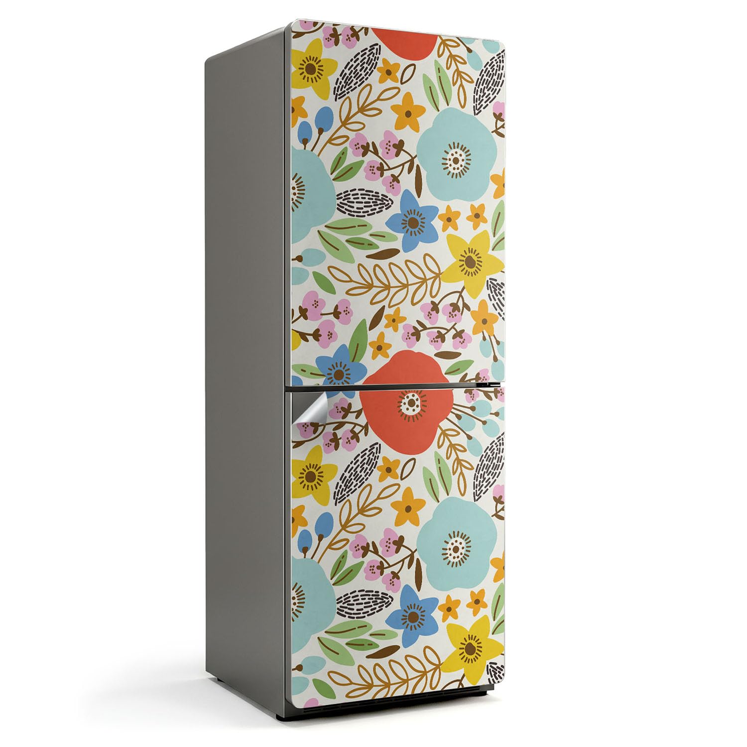 Décoration de Cuisine Vintage avec ce Grand Sticker pour Frigo