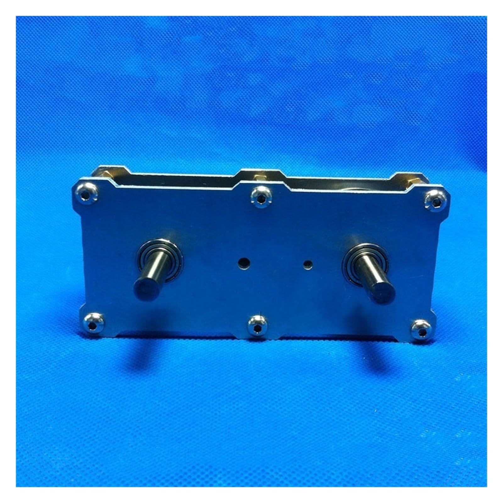 Gearbox 122x80x55mm Full Metal Reducer Gearbox 8mm Shaft Speed Increase 1:1 1:2 1:4 Synchronous Wheel Pulley Transmission Steering Direction(1 to 1)