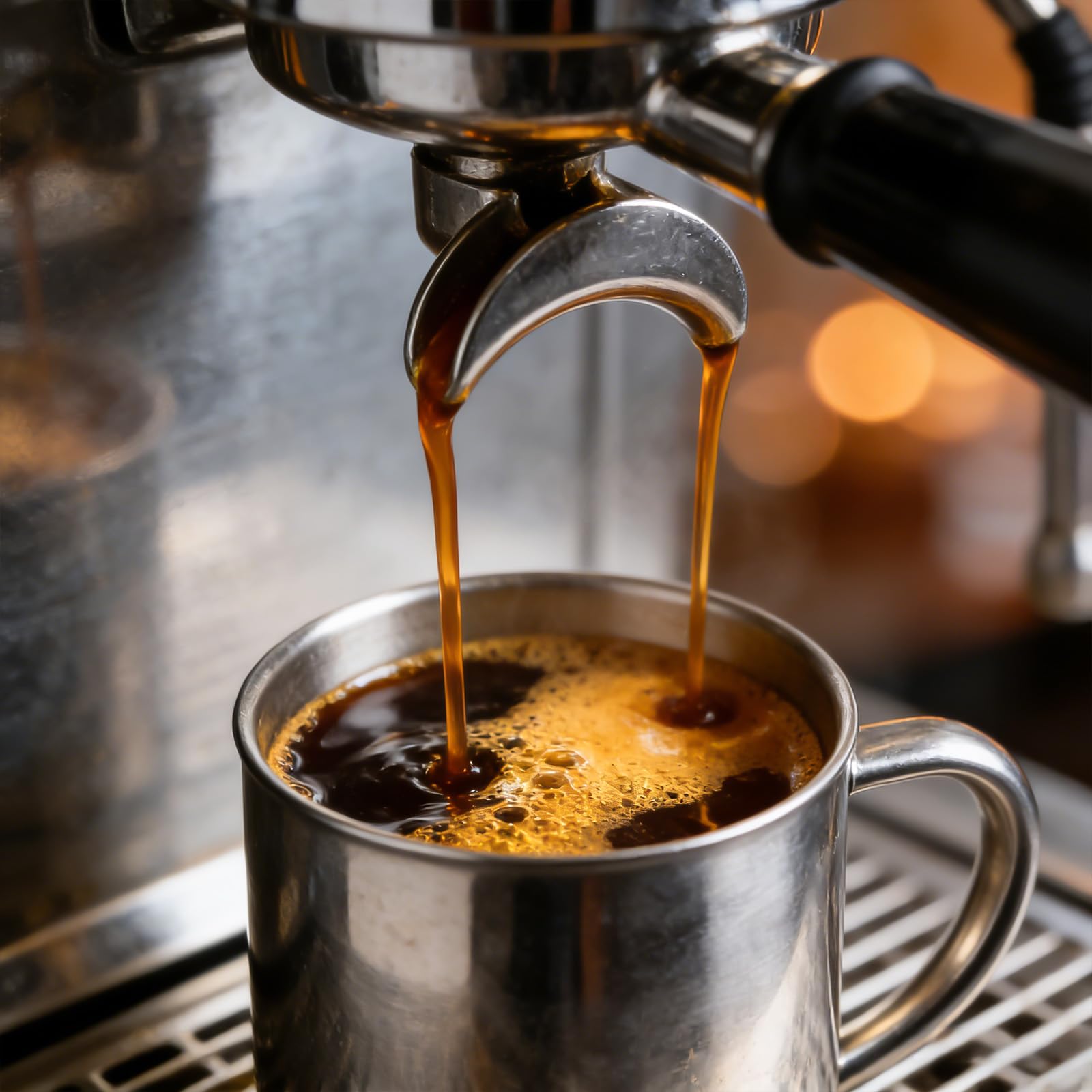 Aicharynic 4 sztuki kubków do kawy ze stali nierdzewnej: 300 ml, kubki termiczne ze stali nierdzewnej 304, podwójne ścianki izolujące, przenośne kubki kempingowe, filiżanki do kawy, bez BPA, do domu