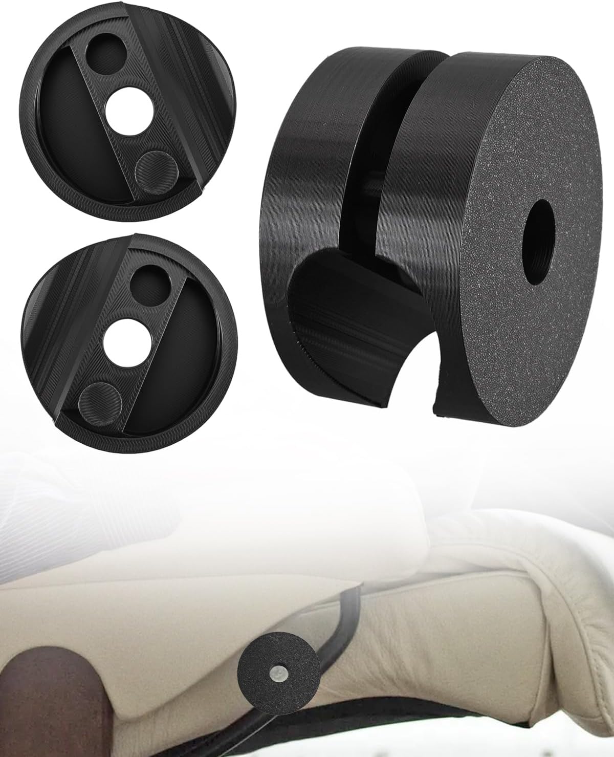 2PCS Replacement Tensioner Mount Compatible with Ekornes Stressless Recliner – Recliner Repair Replacement Kit, Restore Smooth Recline, Easy Install