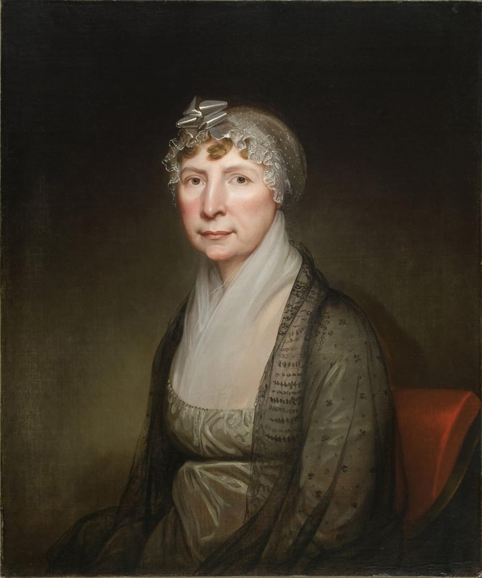 ARTXLXXBN Famous Print Painting Colorful Art Print Portrait of Cornelia Van Horn Lansdale by Rembrandt Peale Canvas Art Decorations for Home Decor 60x90cm