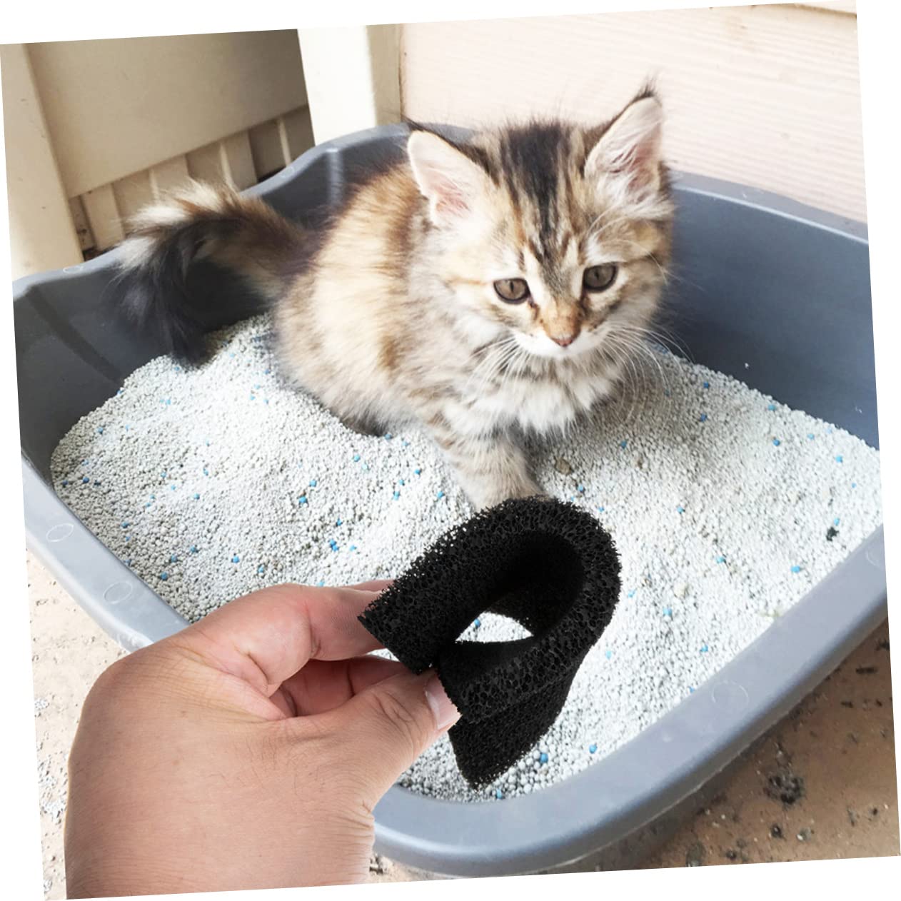 Happyyami 18stücke Aktivkohle Filterpads Für Katzenstreu Geruchsabsorbierende Praktische Litter Box Kissen Für Verschiedene Katzenklo-Modelle Leicht Und Langlebig